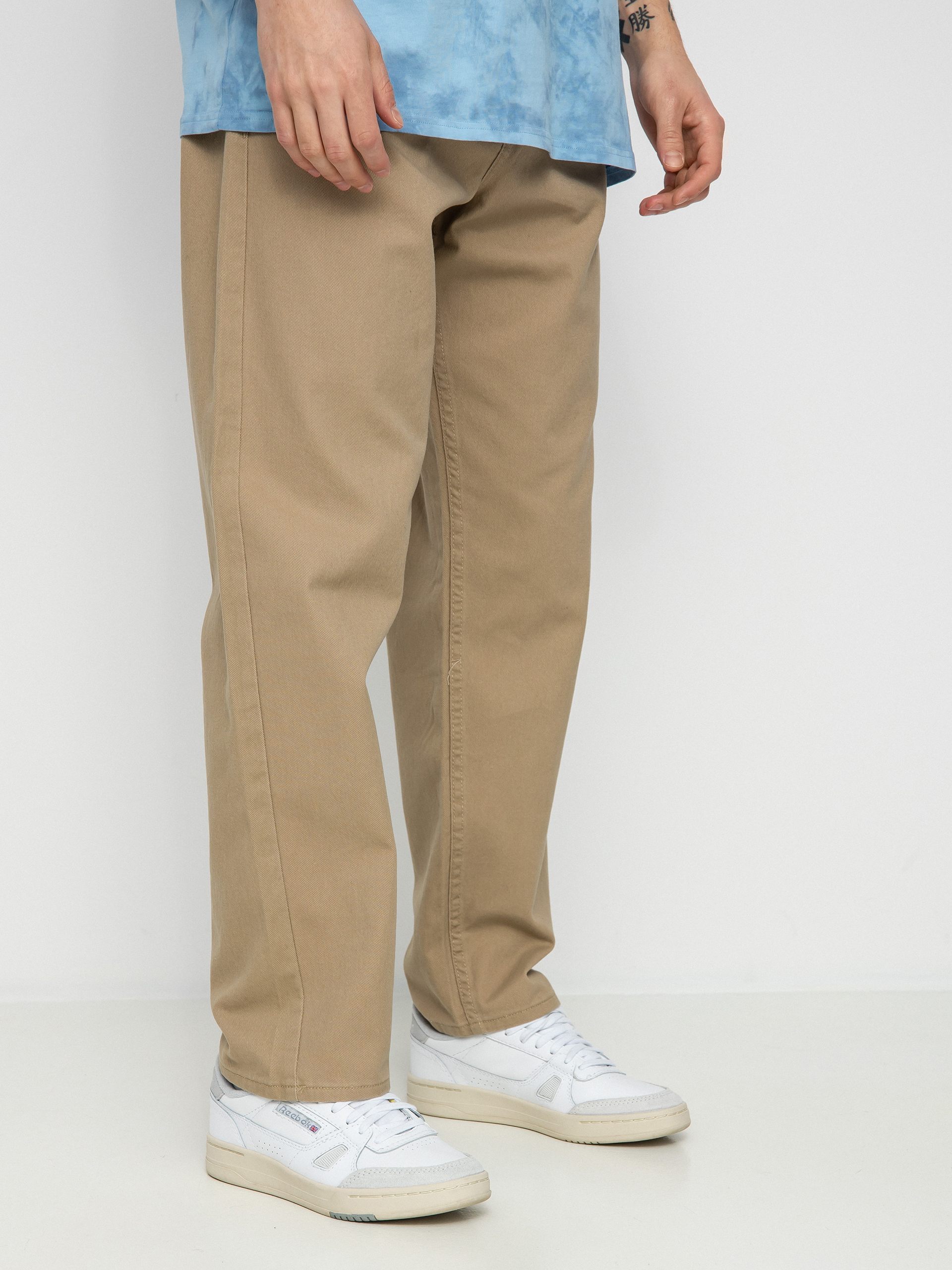 MassDnm Slang Baggy Fit Pants (beige)
