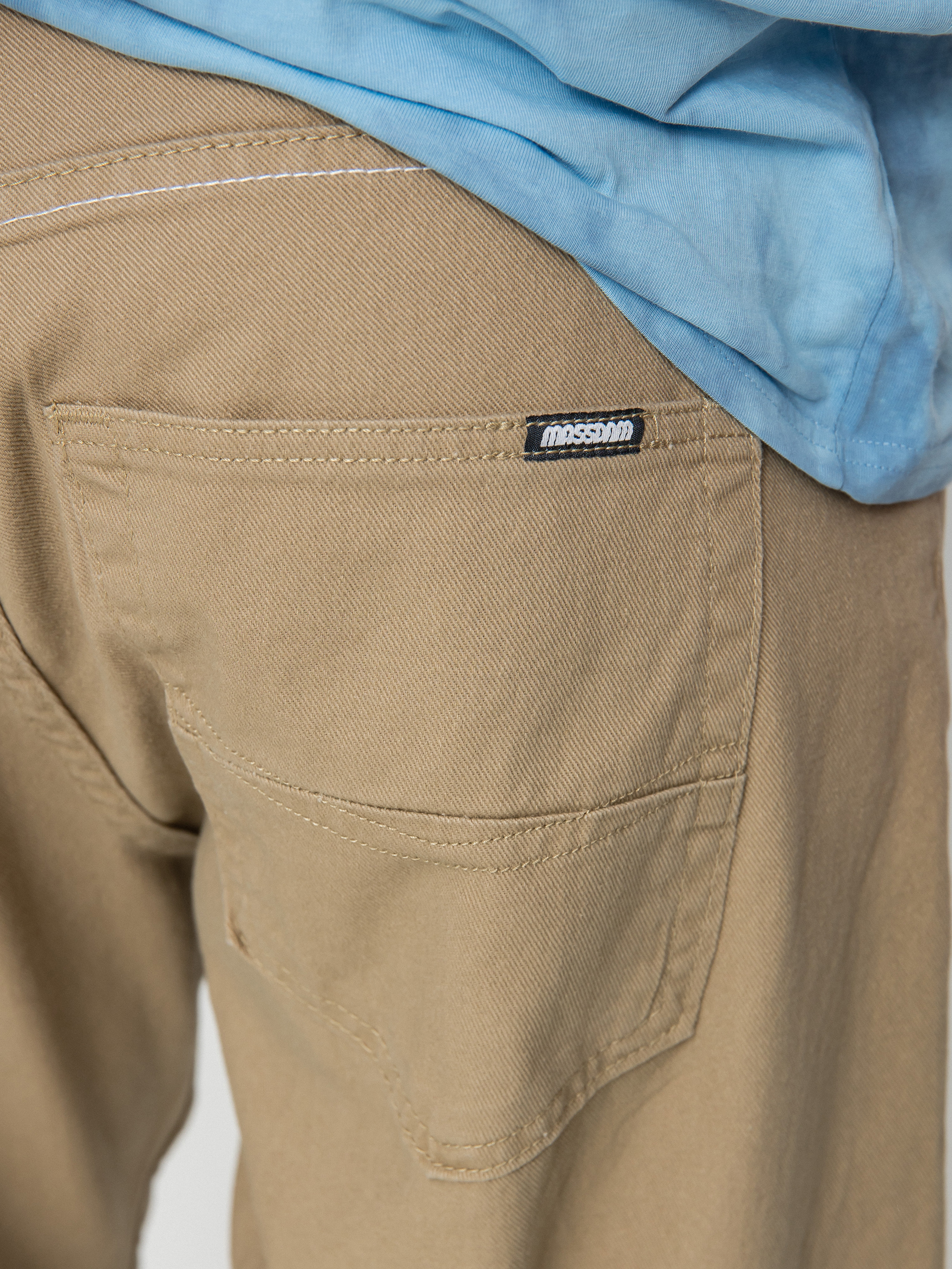 MassDnm Slang Baggy Fit Pants (beige)
