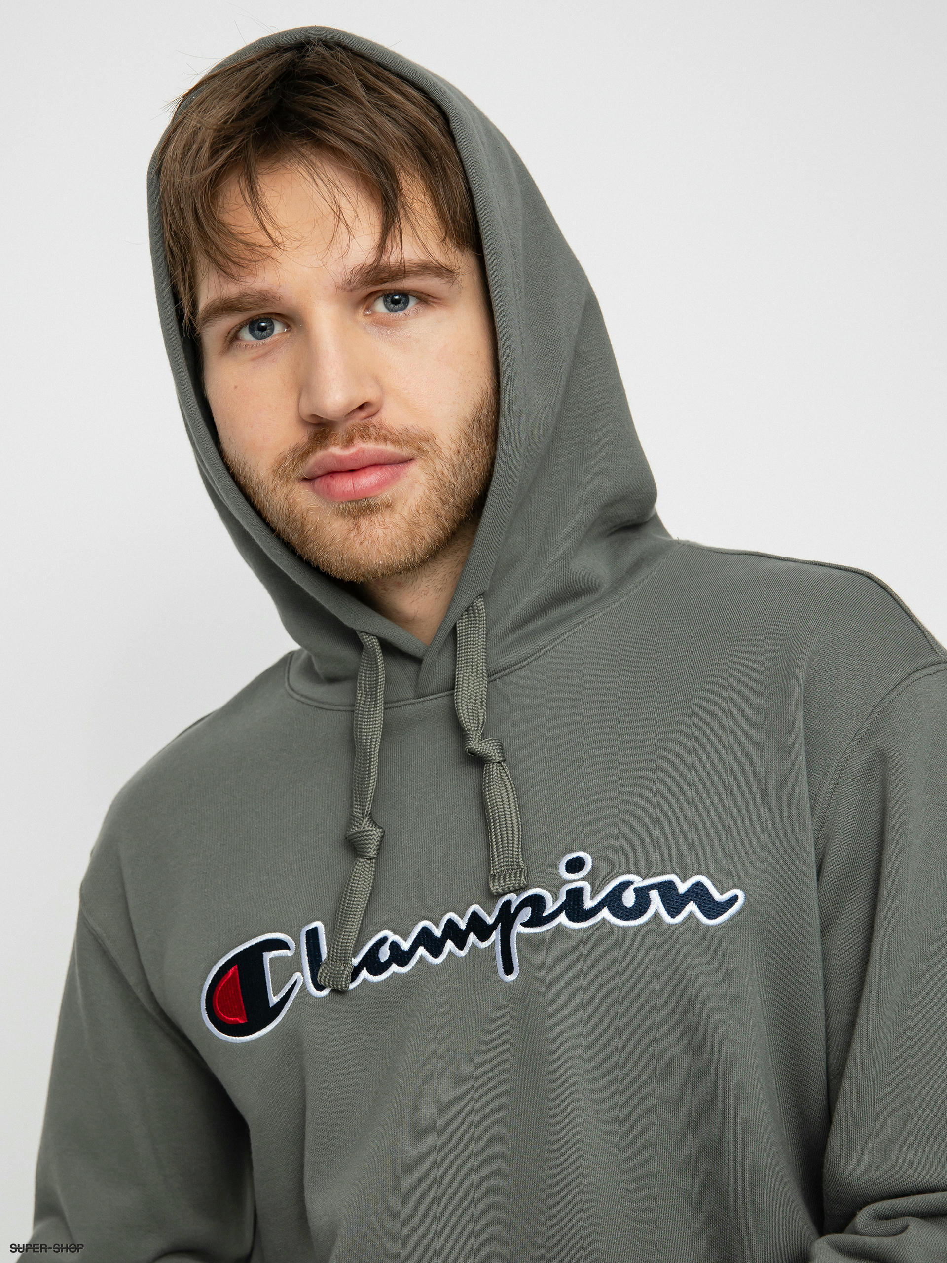 champion satin stitch hoodie sweatshirt