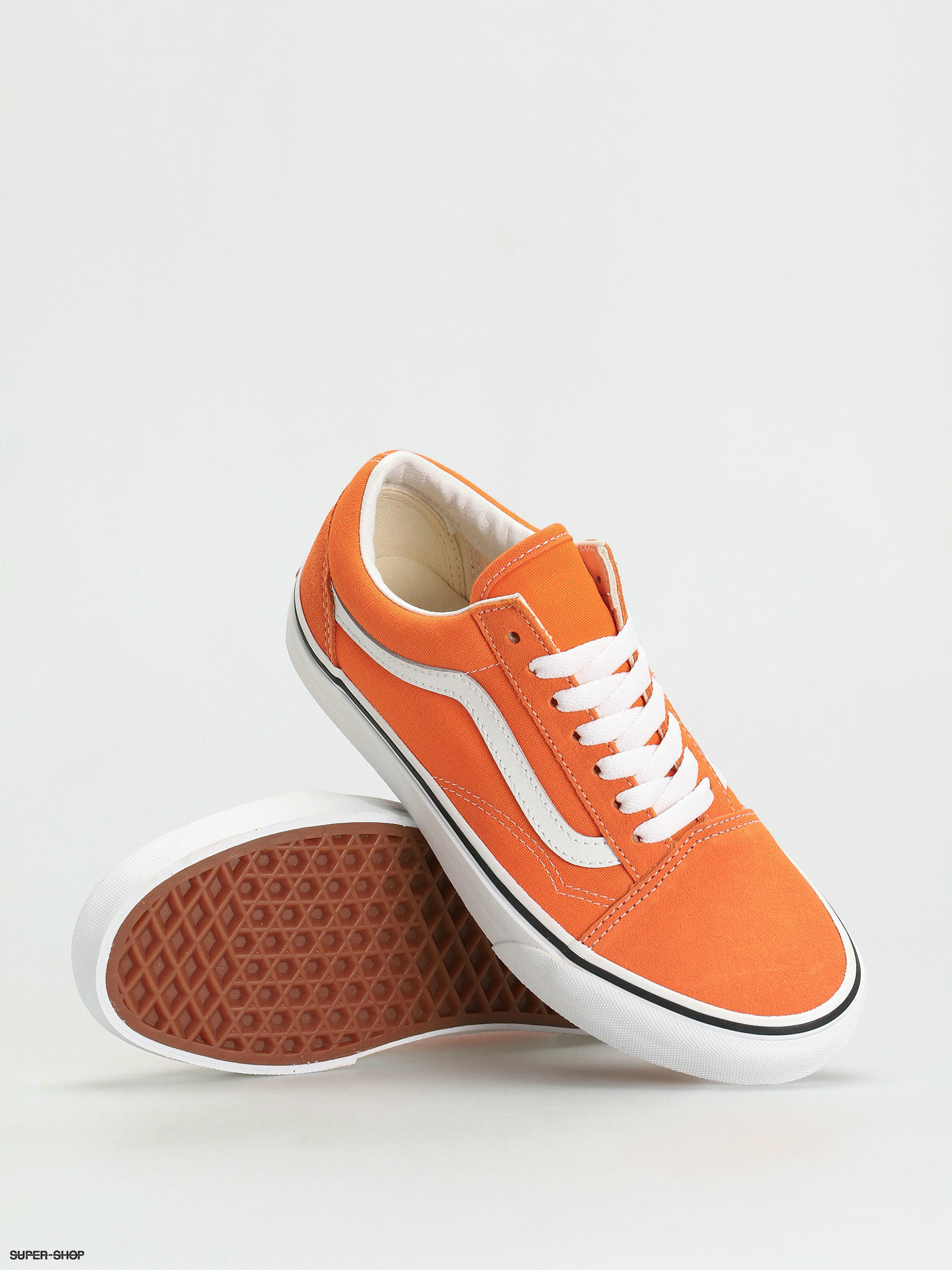 Orange and hot sale white vans