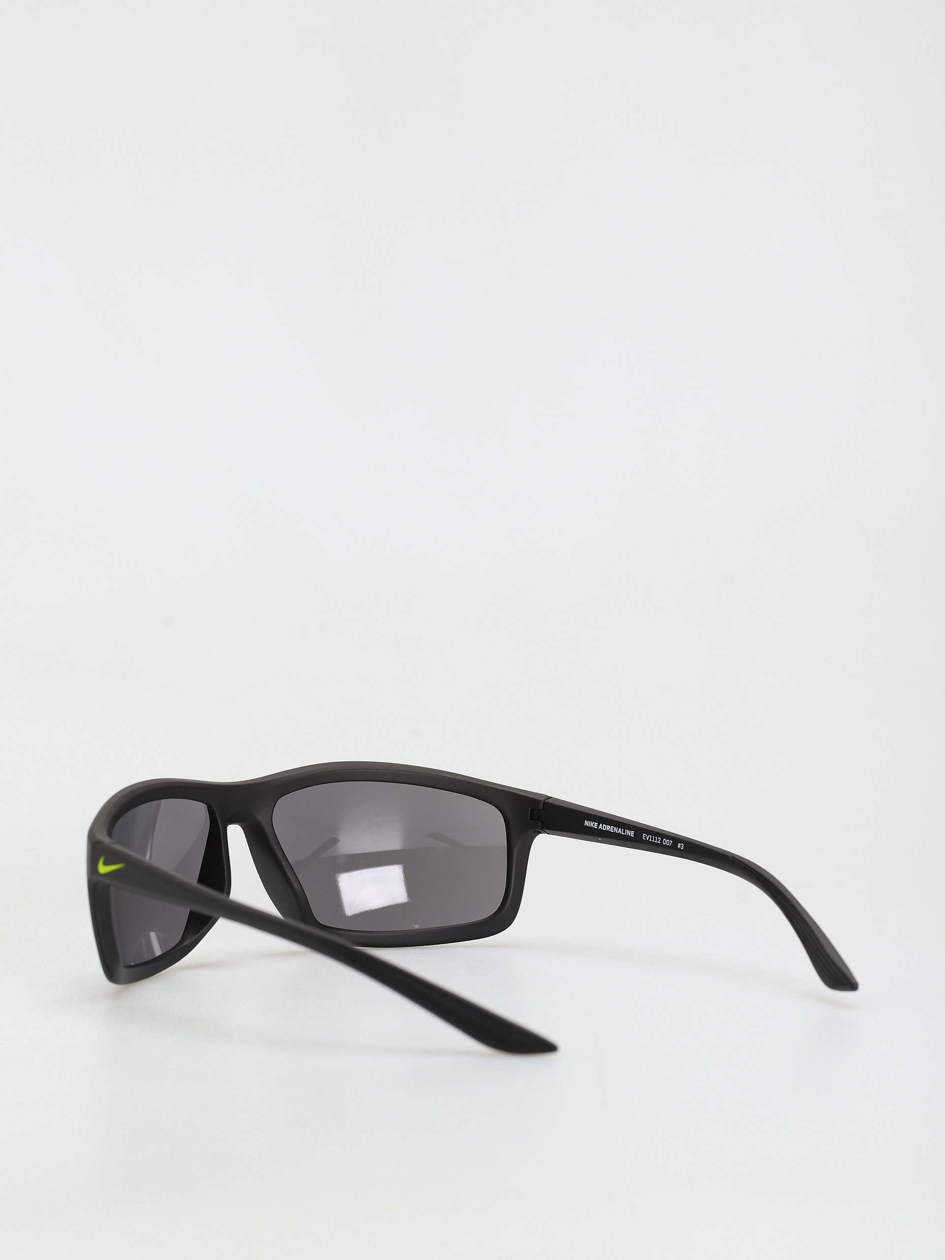 Nike SB Adrenaline Sunglasses (matte black/volt grey w/ silver mirror lens)