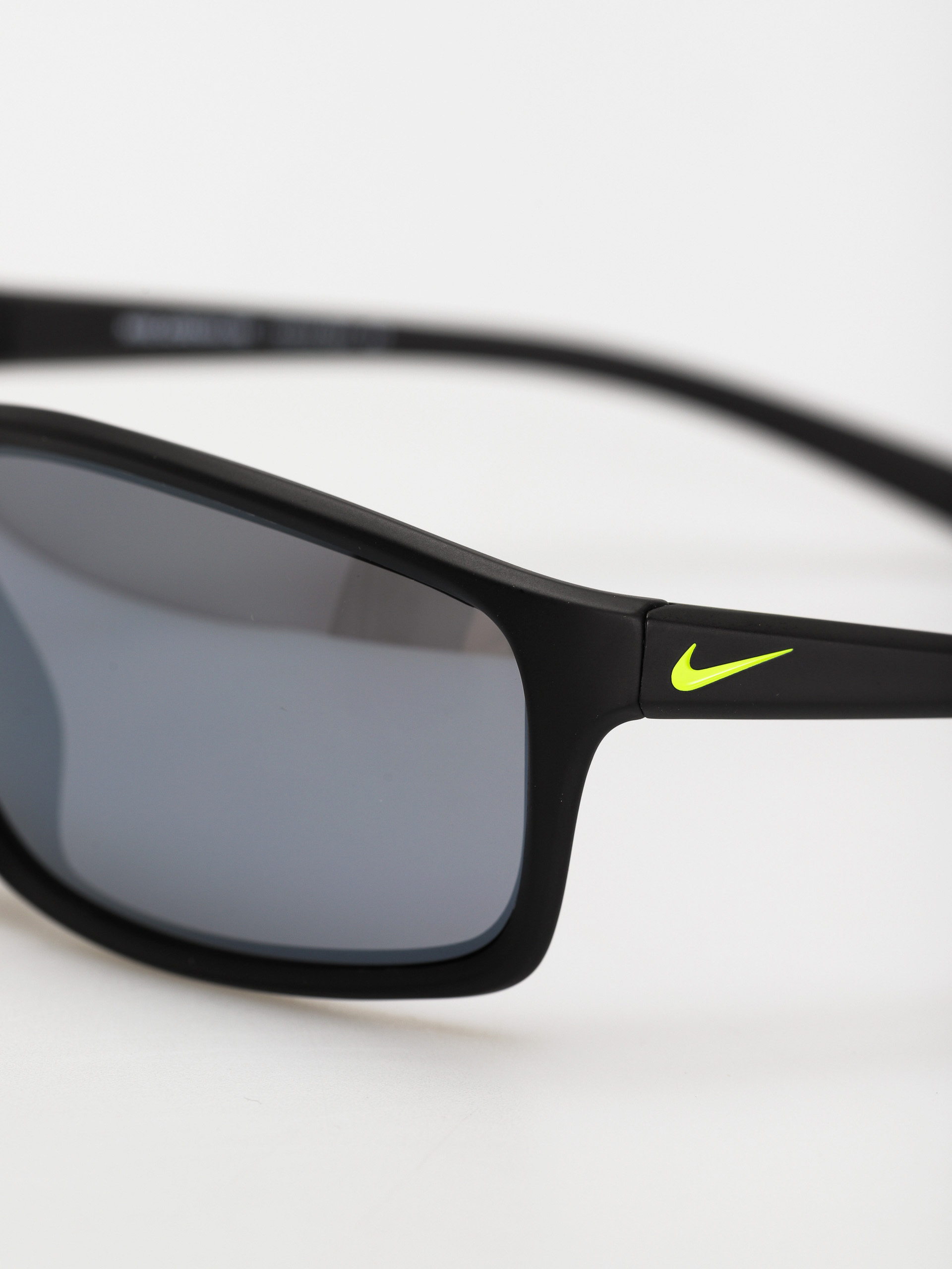 Nike SB Adrenaline Sunglasses (matte black/volt grey w/ silver mirror lens)
