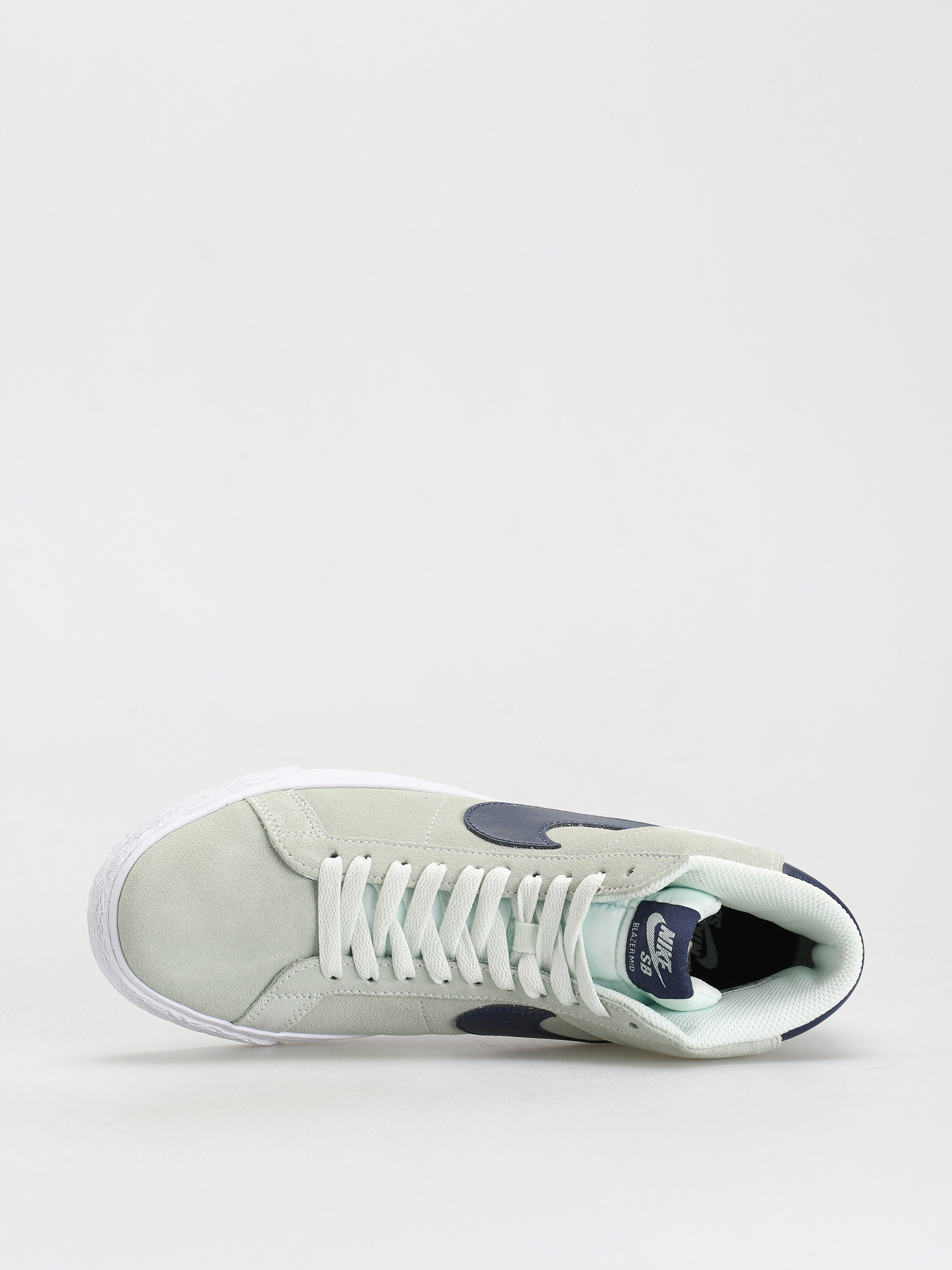 Nike SB Zoom Blazer Mid Shoes (barely green/navy barely green white)