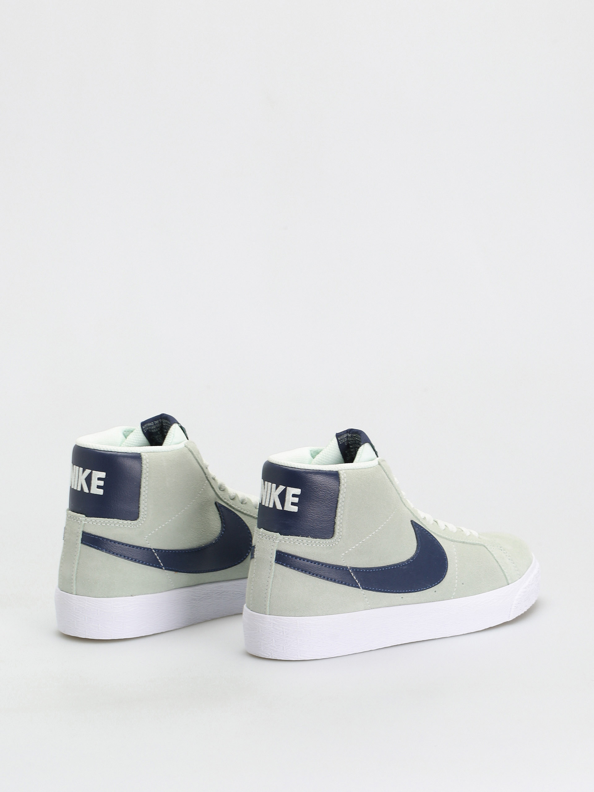 Nike SB Zoom Blazer Mid Shoes (barely green/navy barely green white)