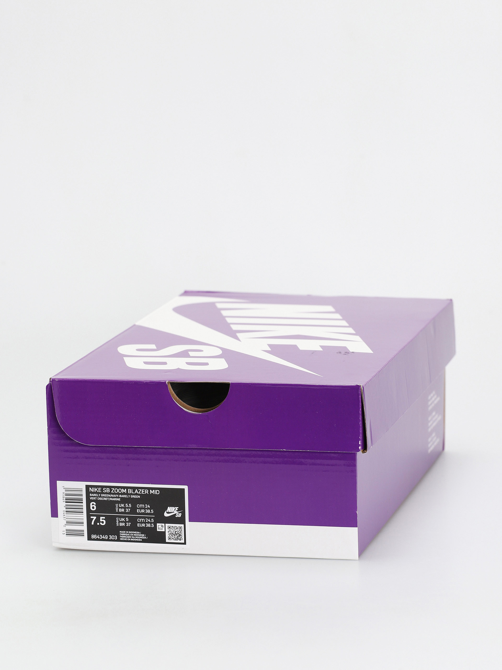 Nike SB Zoom Blazer Mid Shoes (barely green/navy barely green white)