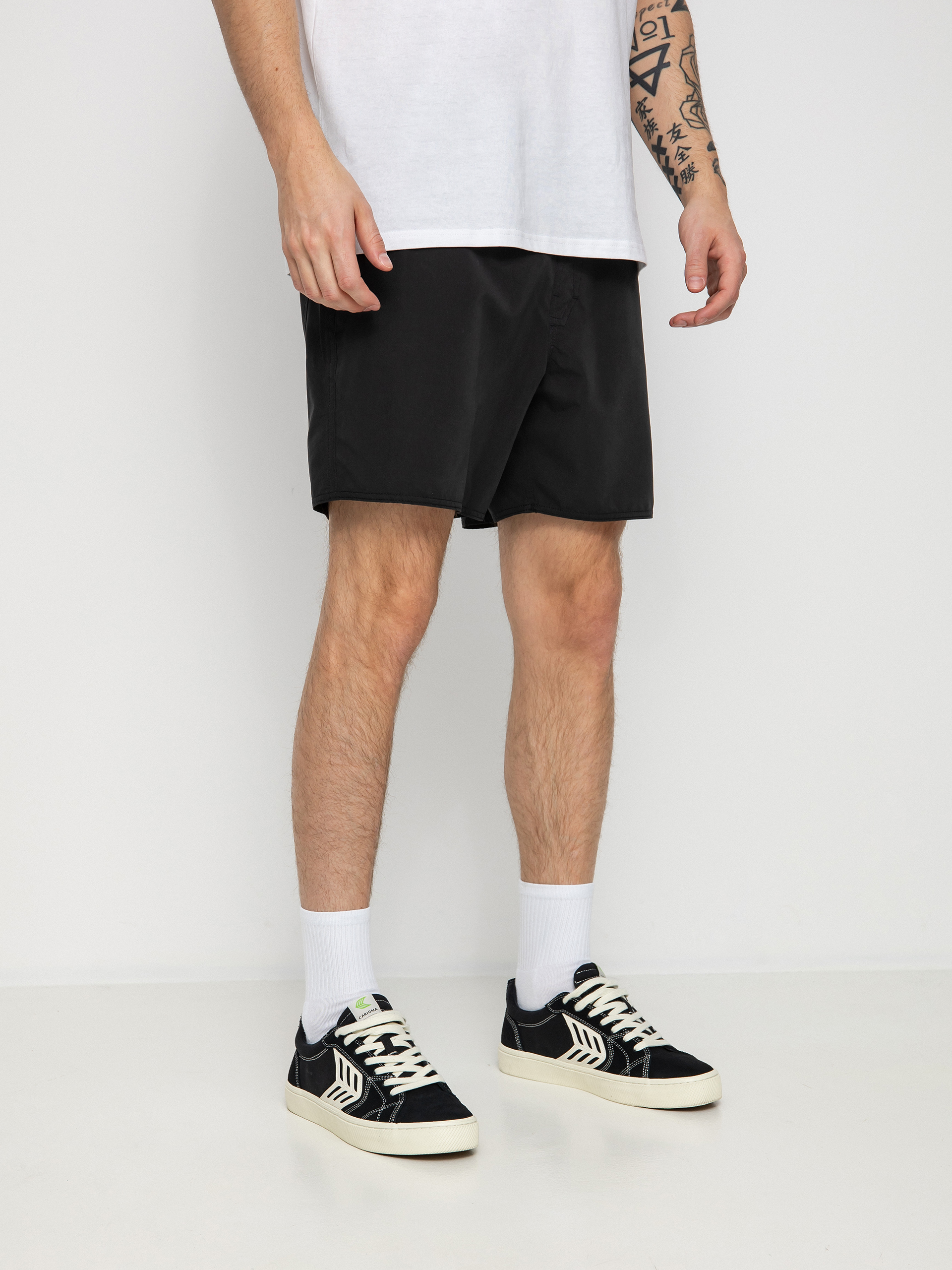 Volcom Lido Solid Trunk 16 Boardshorts (black)