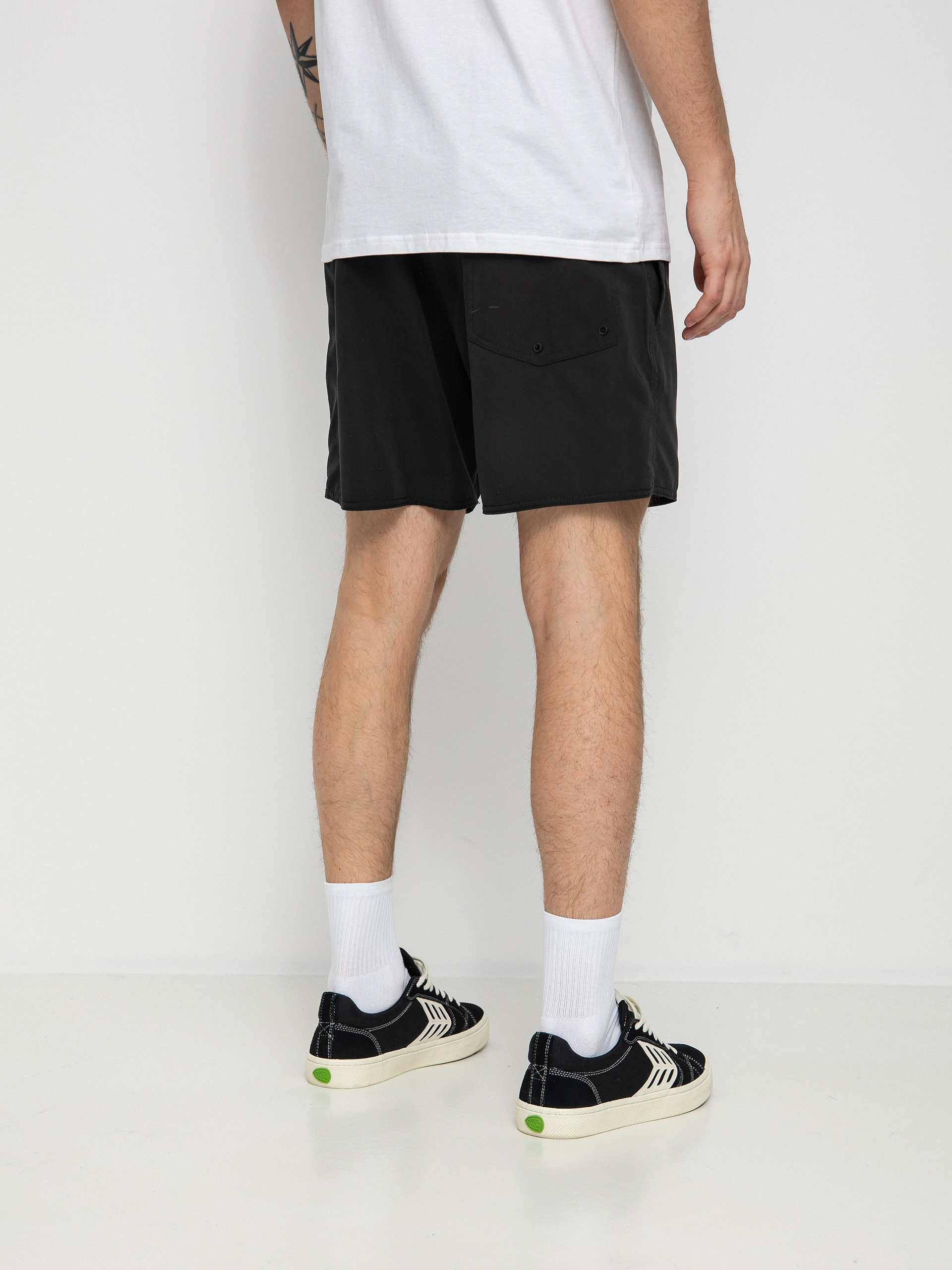 Volcom Lido Solid Trunk 16 Boardshorts (black)