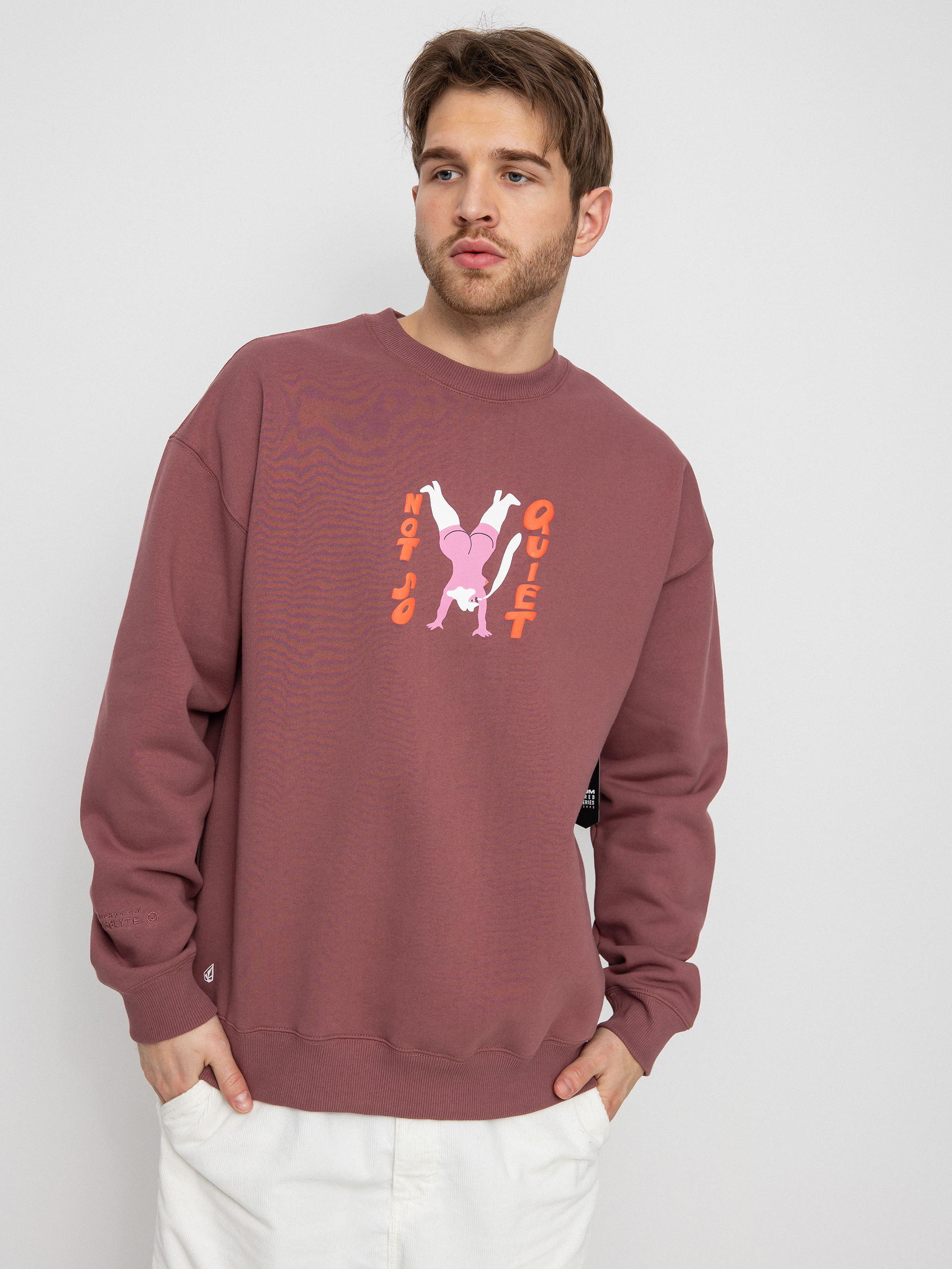 Volcom Egle Zvirblyte Sweatshirt (rose brown)