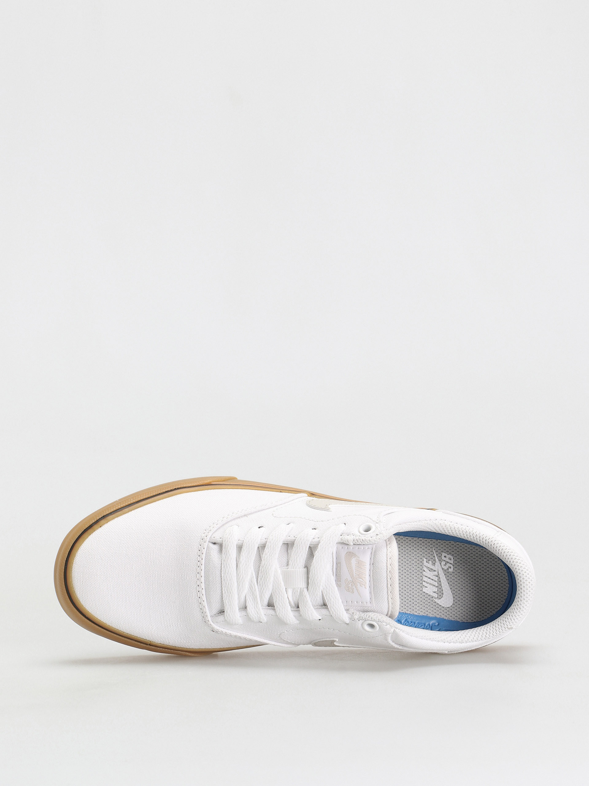 Nike SB Chron 2 Canvas Shoes (white/light bone white gum light brown)