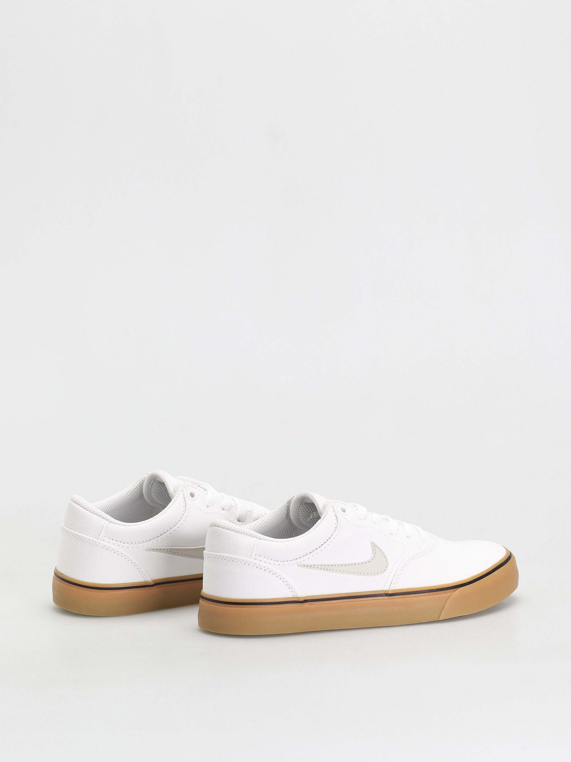 Nike SB Chron 2 Canvas Shoes (white/light bone white gum light brown)