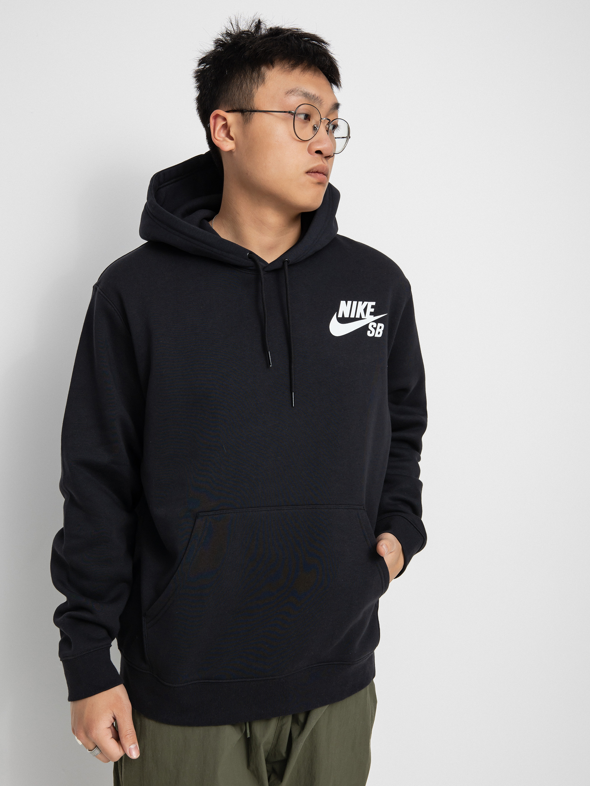 Nike SB Icon HD Hoodie (black/white)