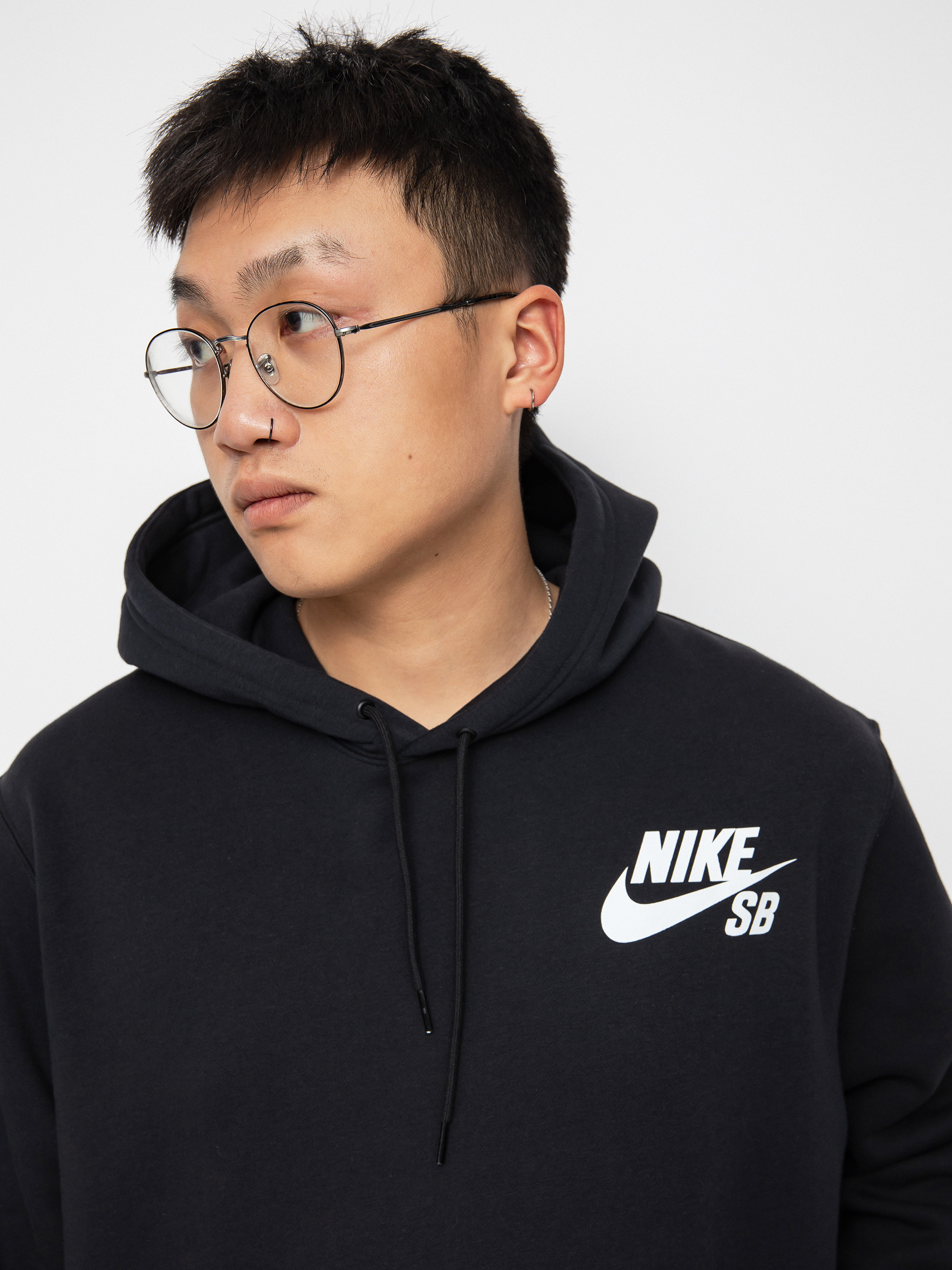 Nike SB Icon HD Hoodie (black/white)