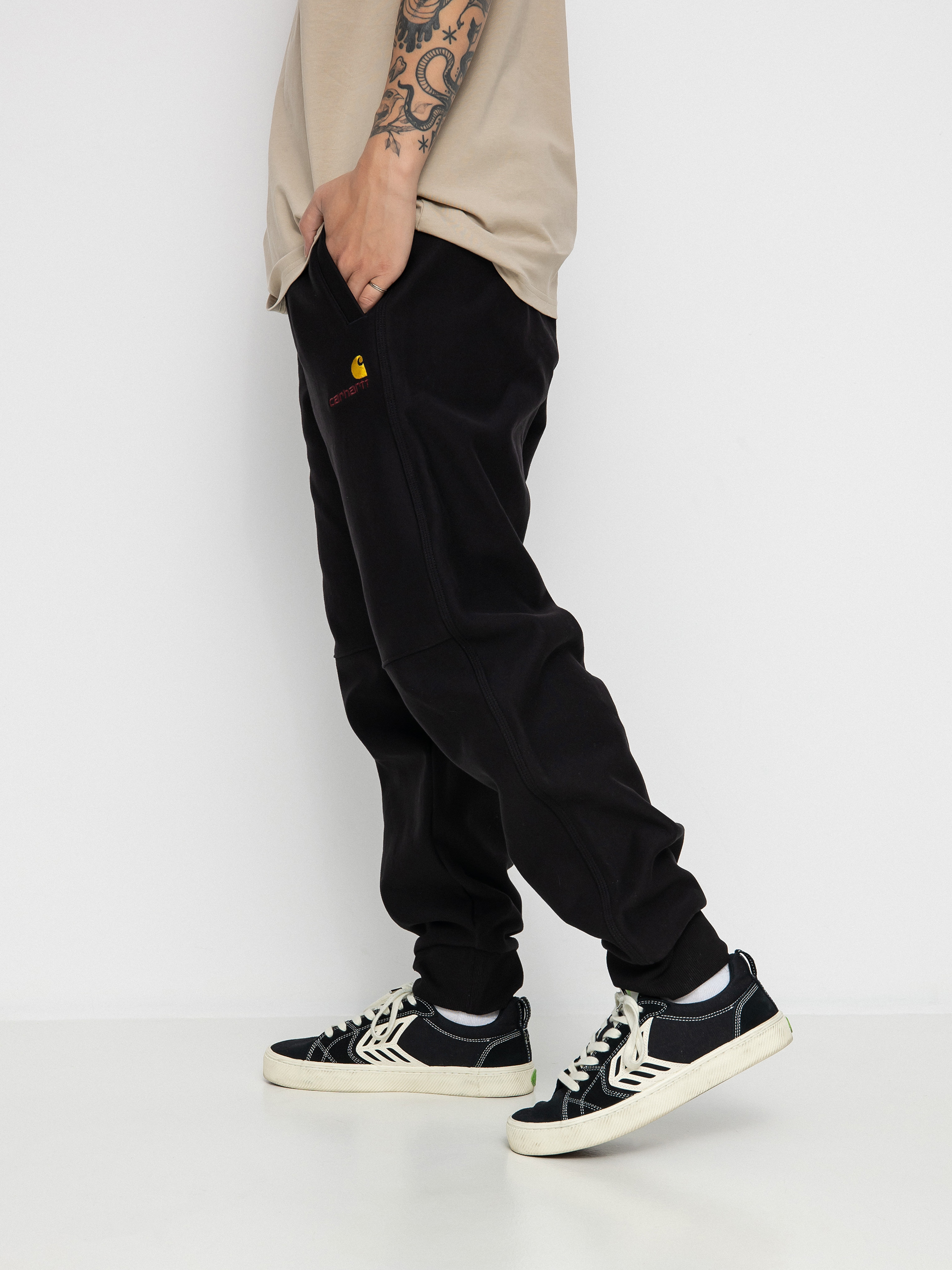 Carhartt WIP American Script Jogging Hose (black)
