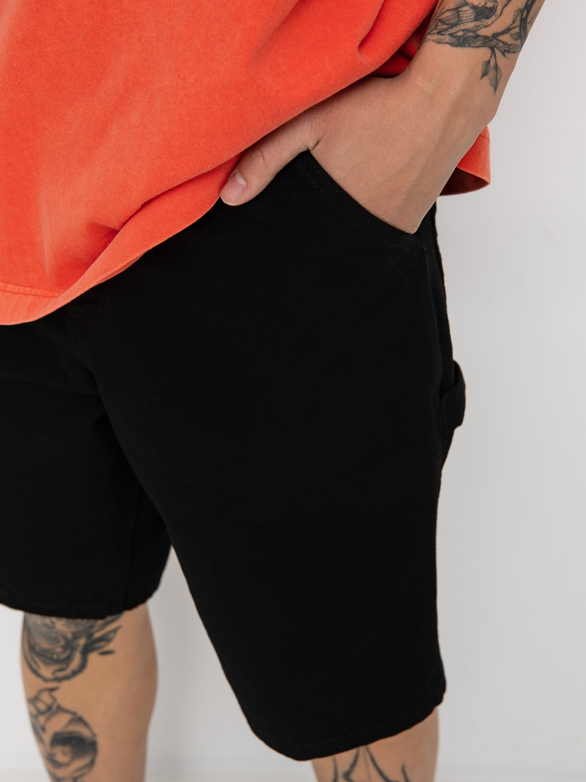 Carhartt WIP Single Knee Shorts (black)