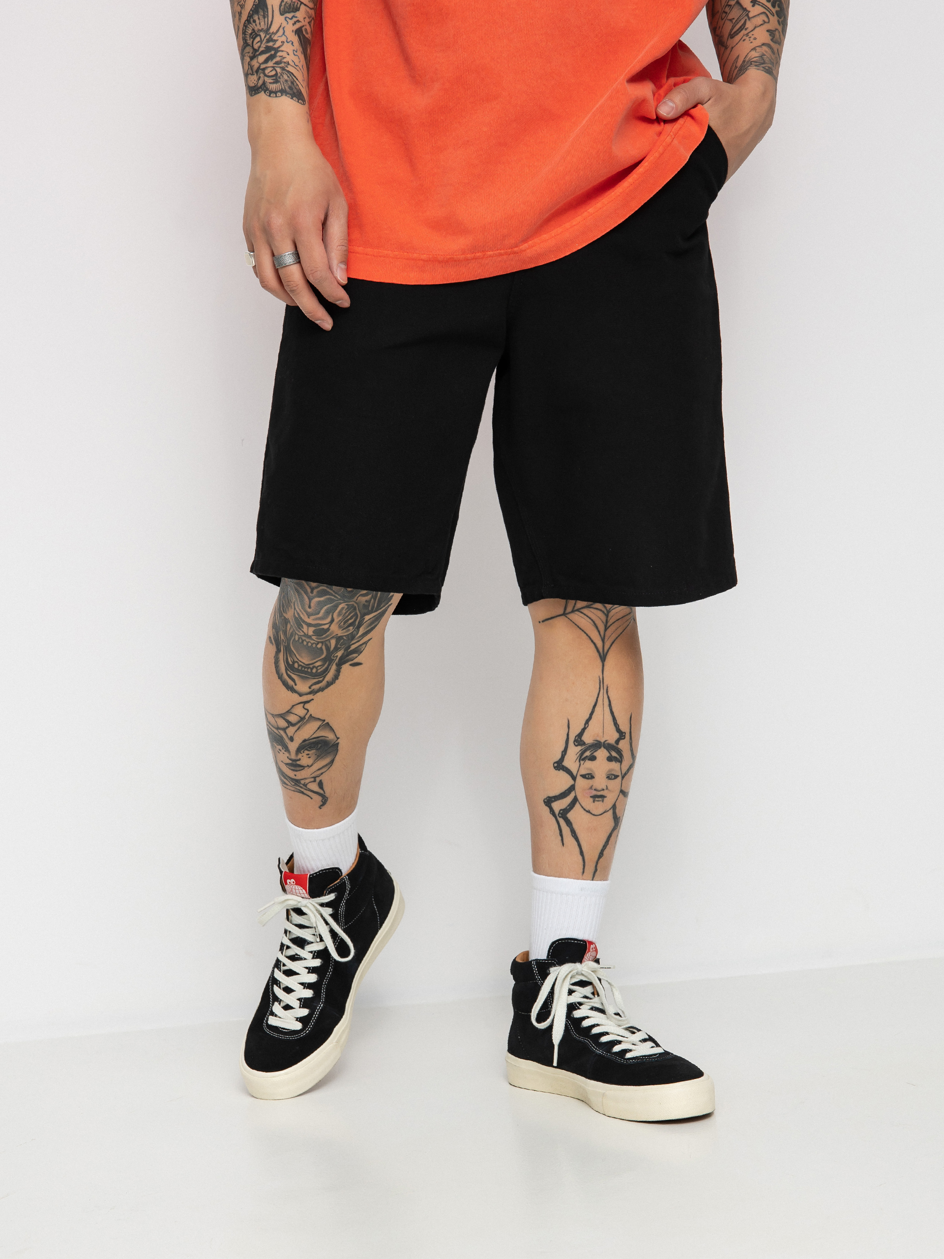 Carhartt WIP Single Knee Shorts (black)