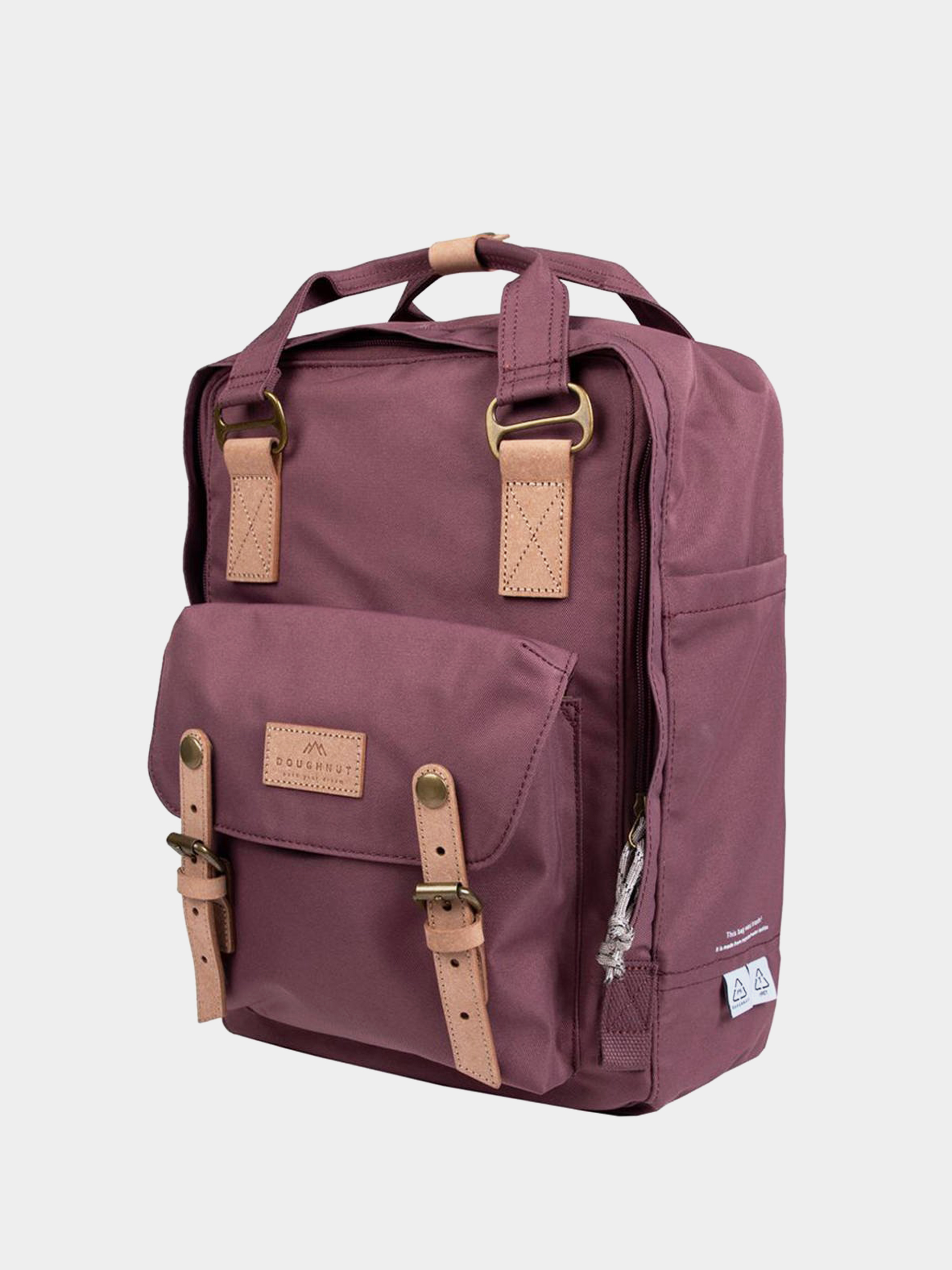 Doughnut Macaroon Reborn Series Backpack (plum)