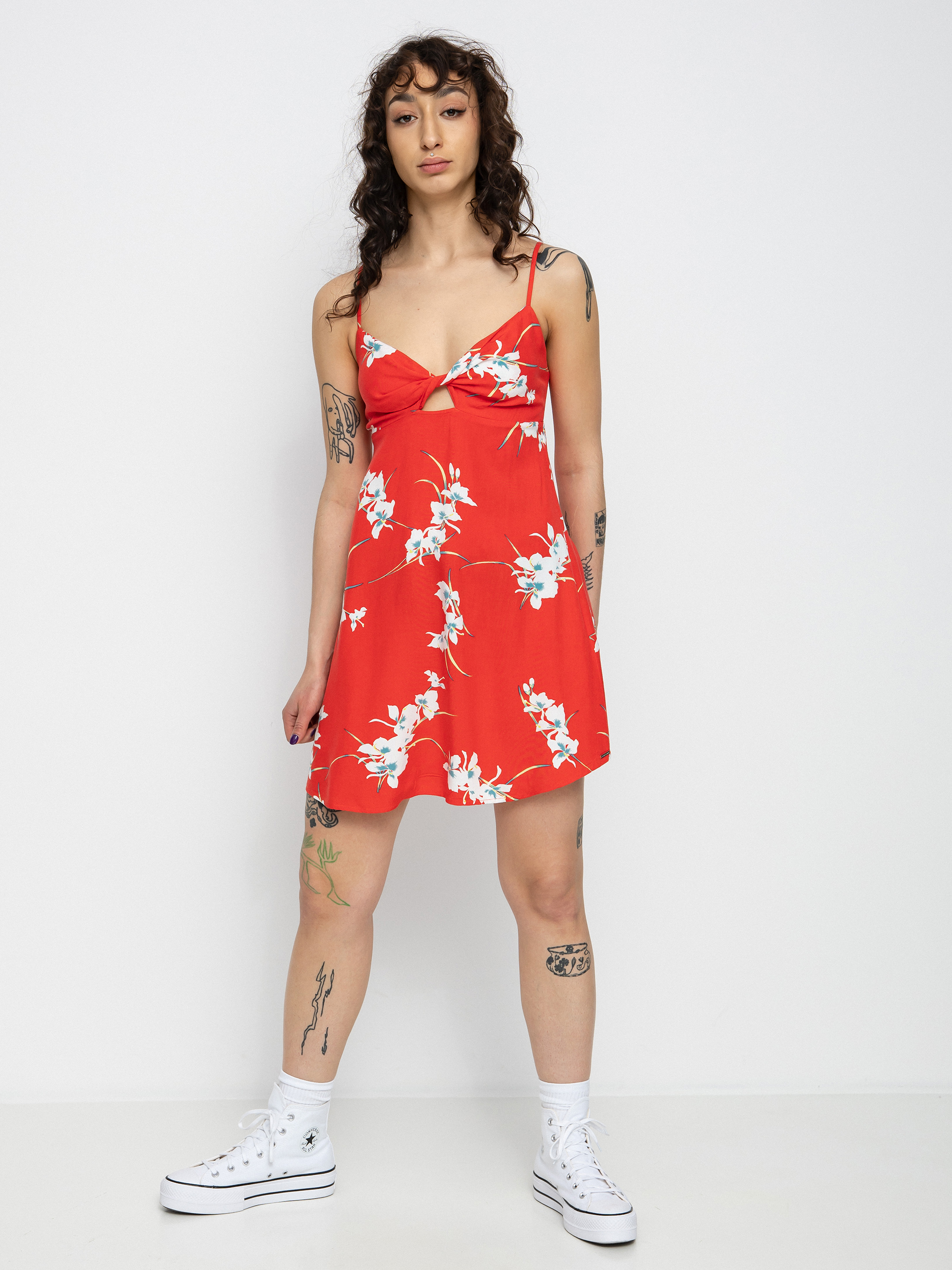 Volcom Retro Resort Cami Dress Wmn (pistol punch)