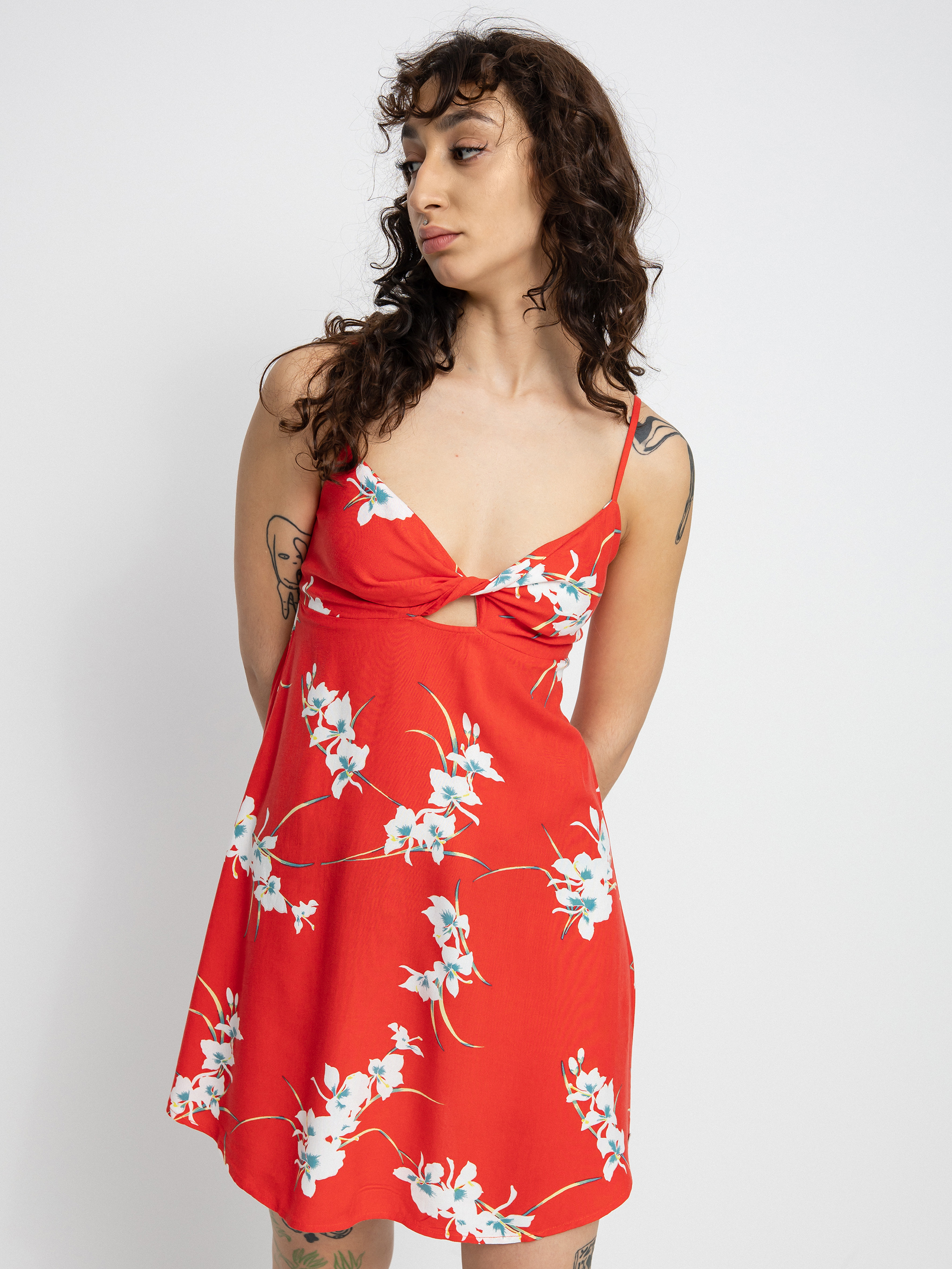 Volcom Retro Resort Cami Dress Wmn (pistol punch)