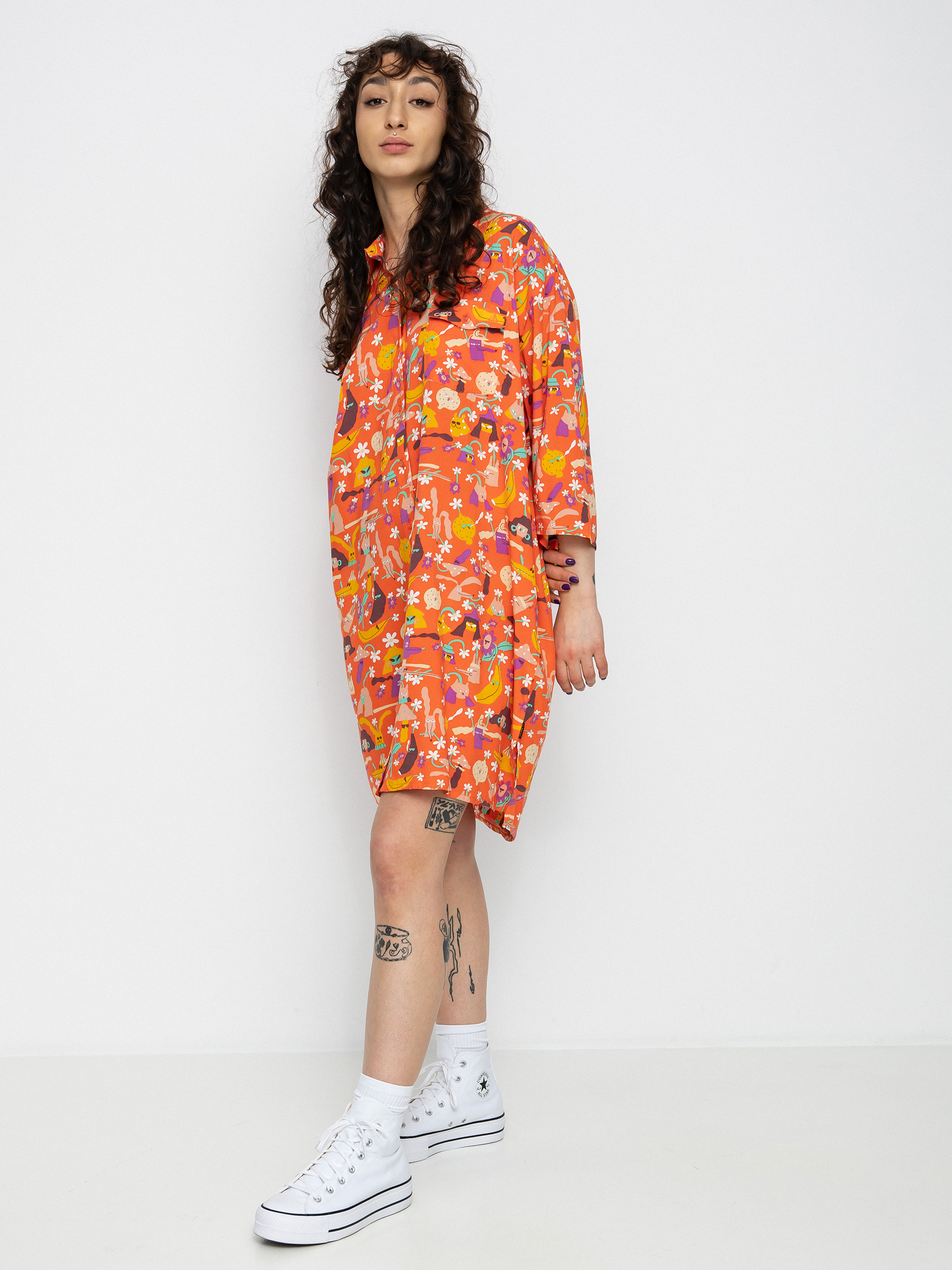 Volcom Egle Zvirblyte Dress Wmn (living coral)