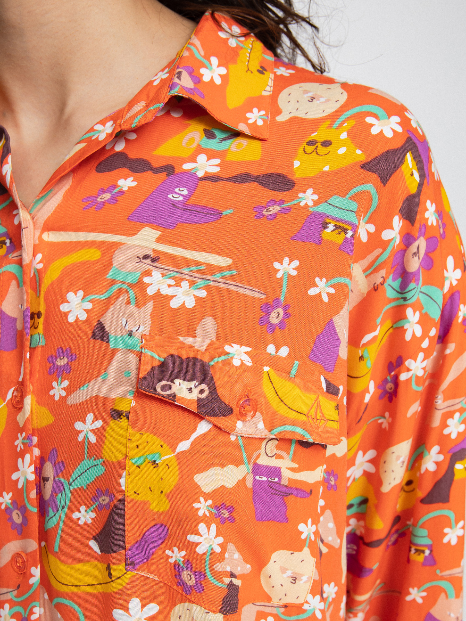 Volcom Egle Zvirblyte Dress Wmn (living coral)