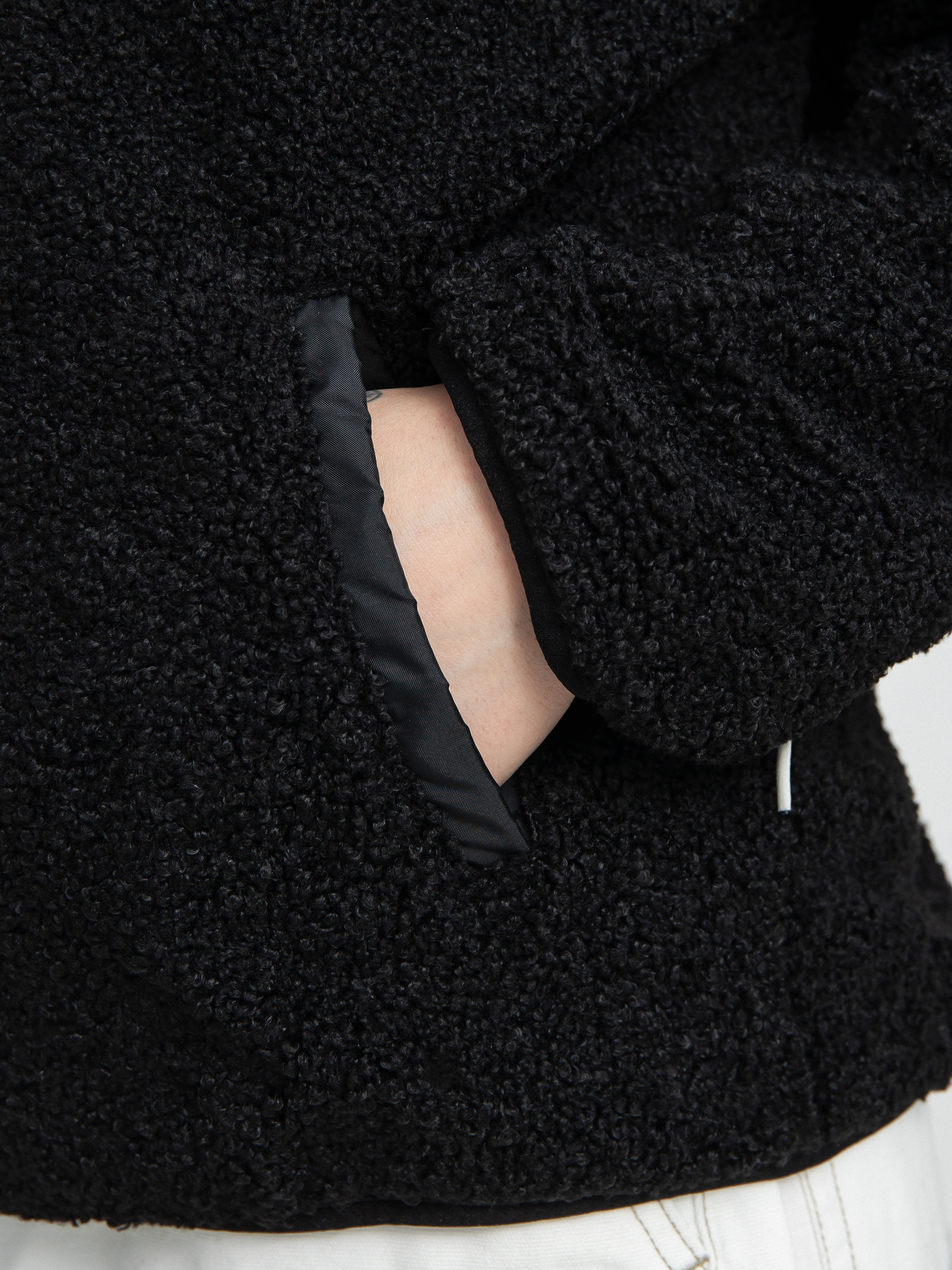 Vans Midland Zip Sherpa Jacket Wmn (black)