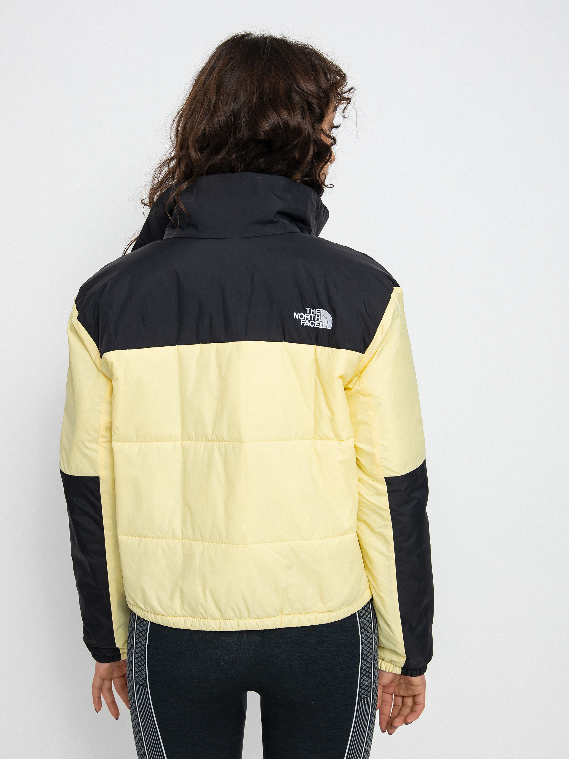 north face bubble jacket yellow