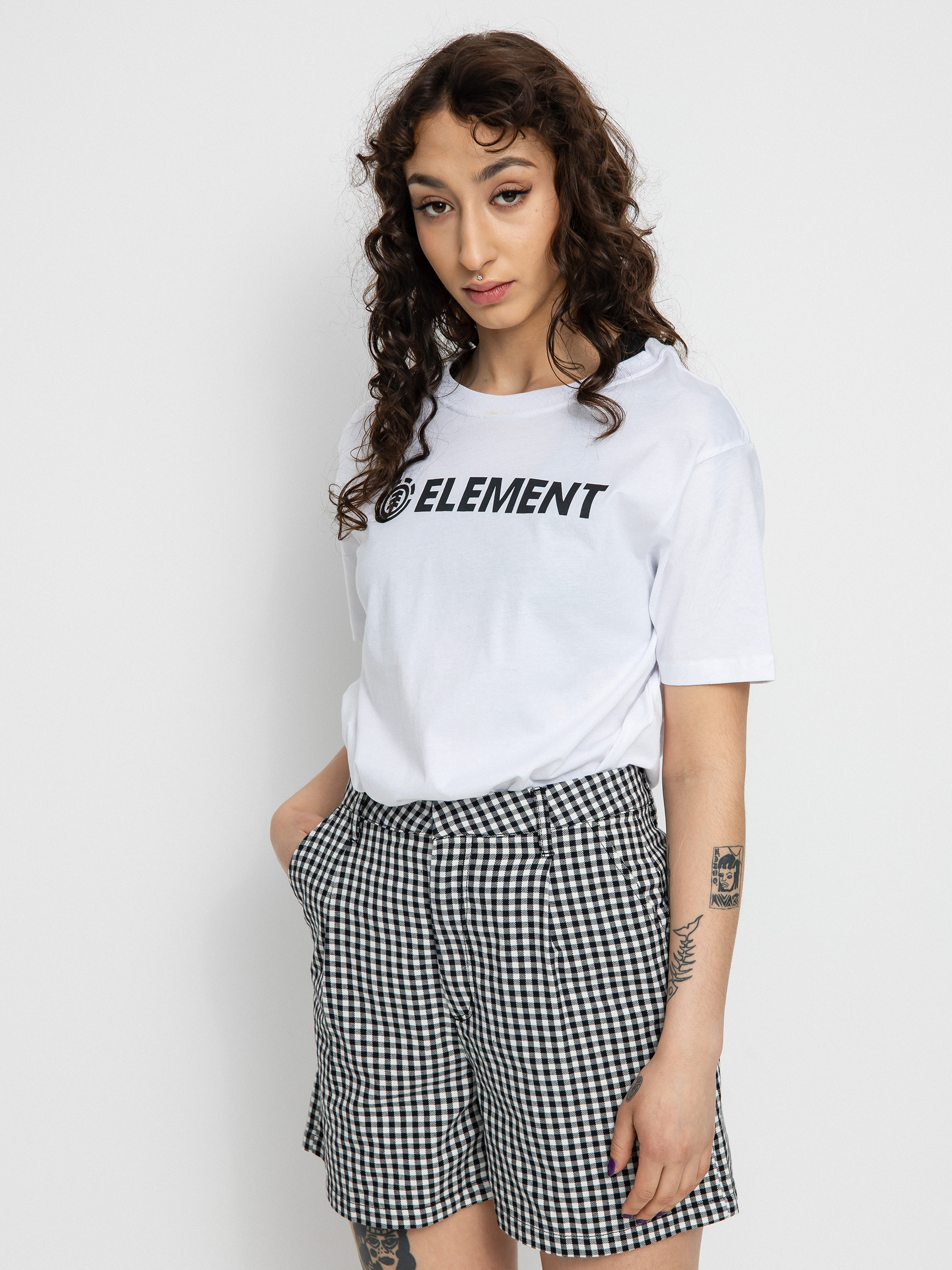Element Logo T-shirt Wmn (optic white)