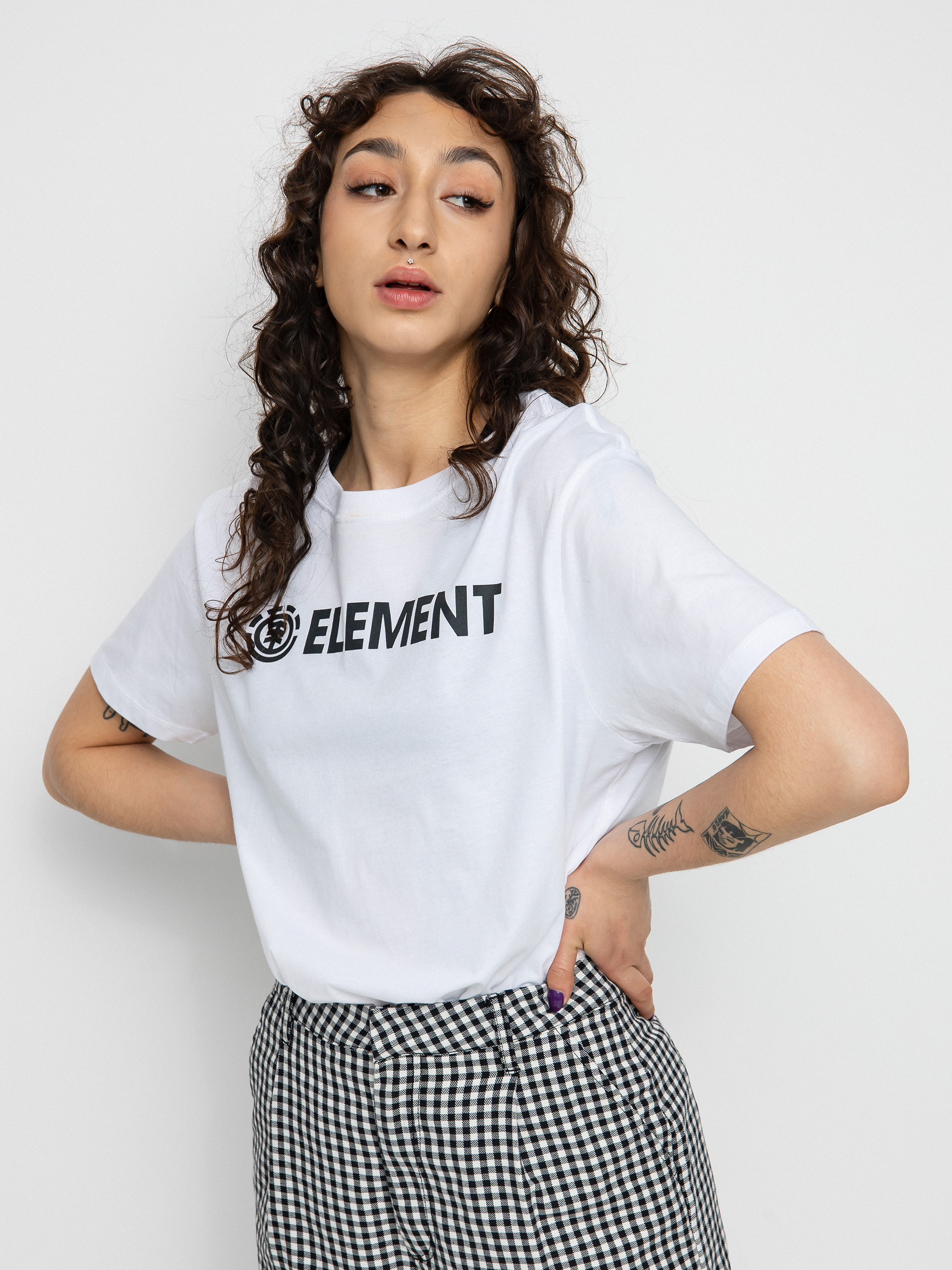 Element Logo T-shirt Wmn (optic white)