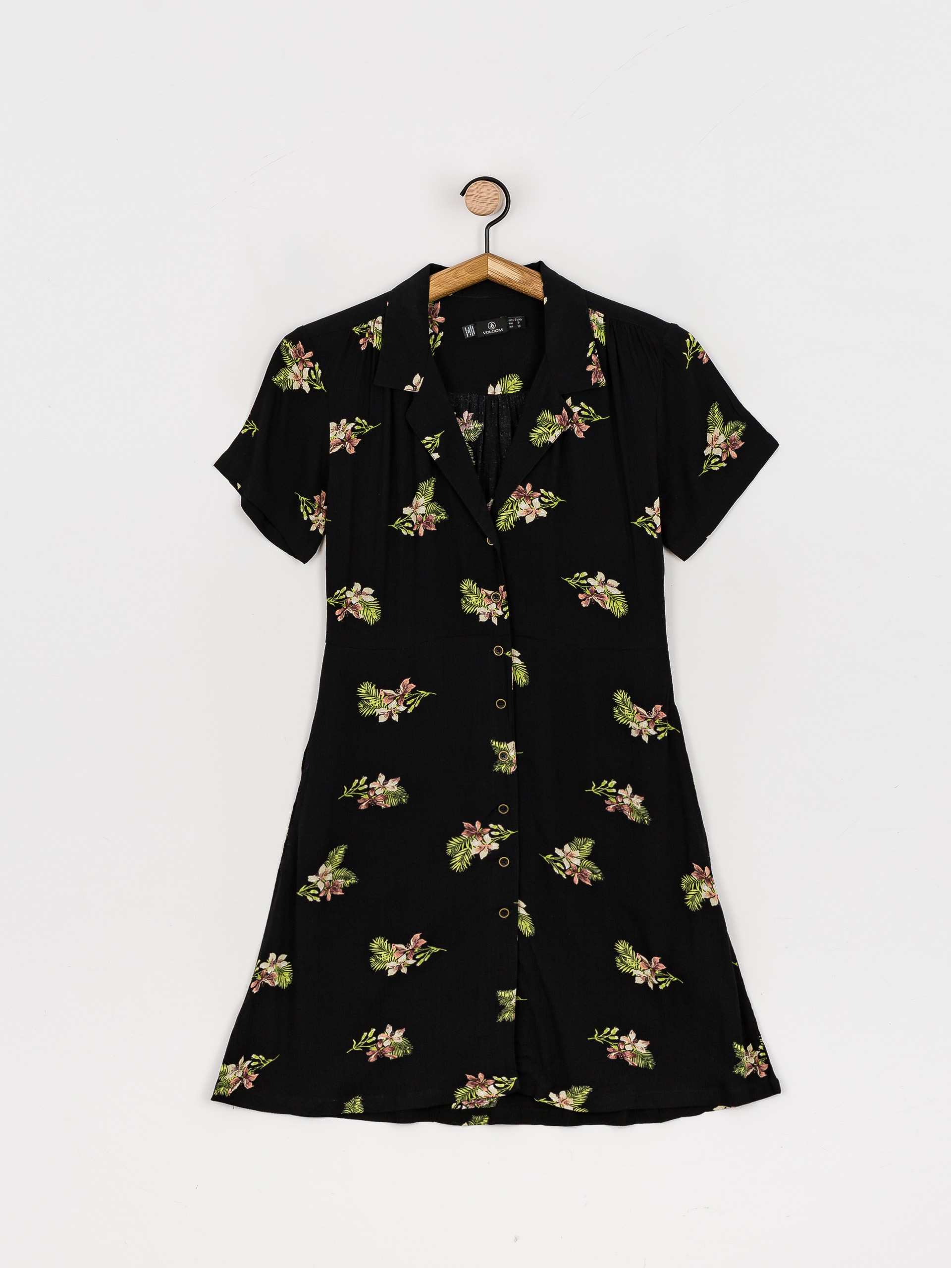 Volcom Stormy Tropix Dress Wmn (black)