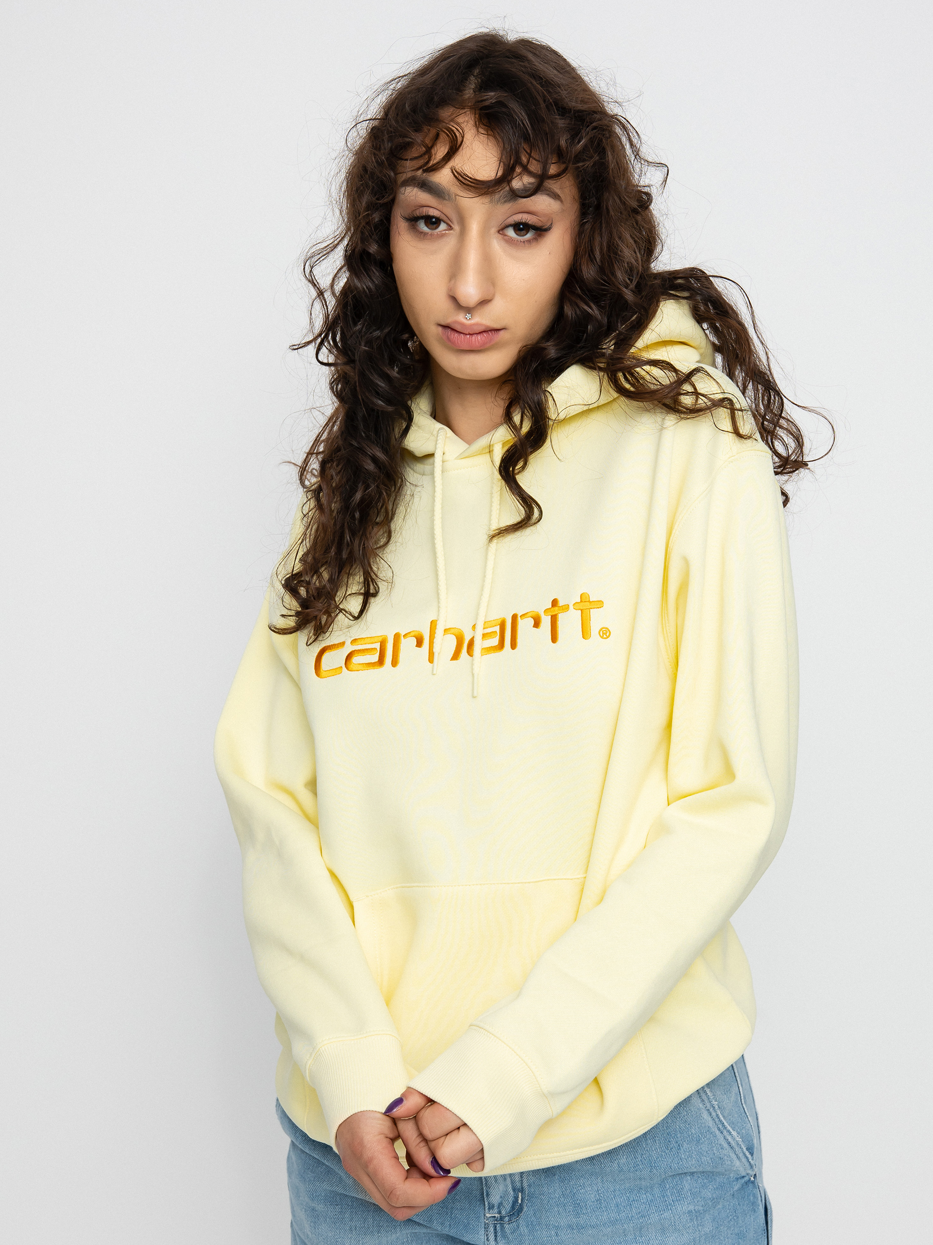 Carhartt WIP Carhartt HD Hoodie Wmn (soft yellow/popsicle)