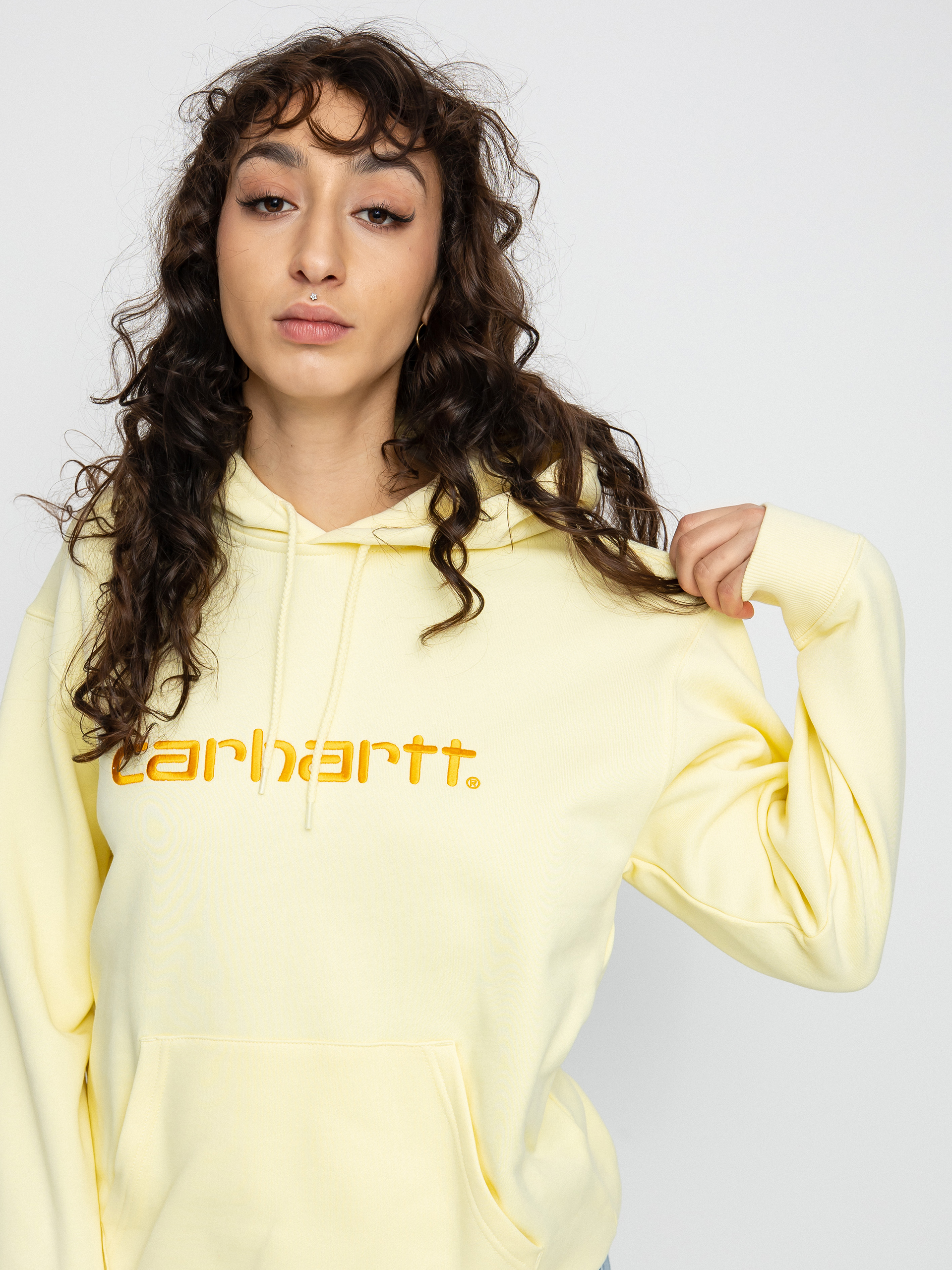 Carhartt WIP Carhartt HD Hoodie Wmn (soft yellow/popsicle)