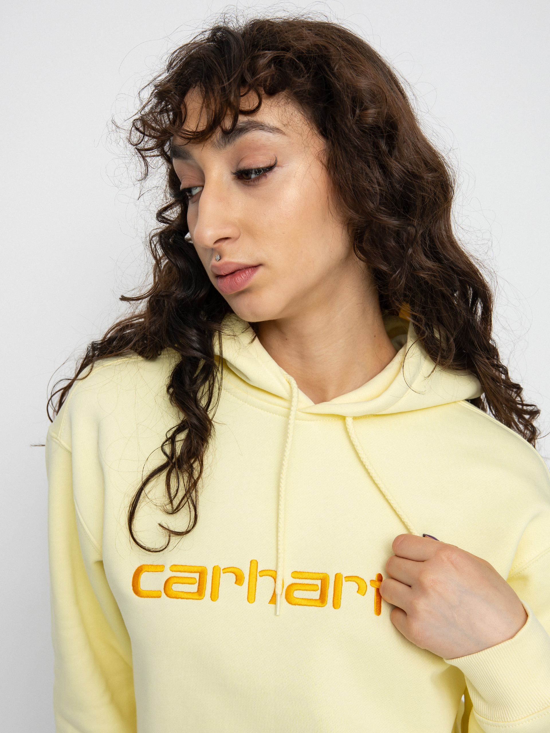 Carhartt WIP Carhartt HD Hoodie Wmn (soft yellow/popsicle)