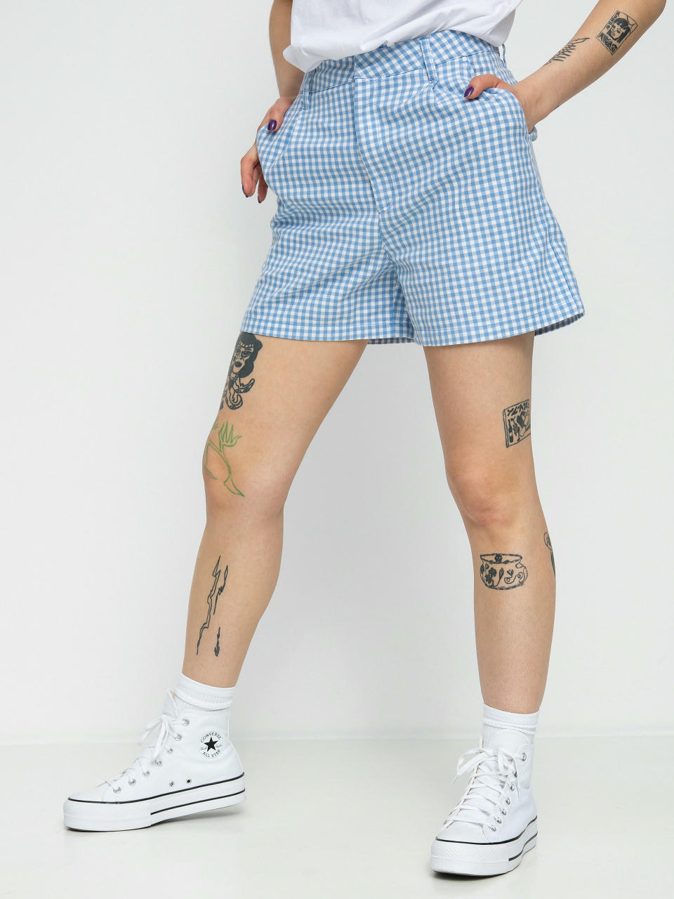 Brixton Victory Trouser Shorts Wmn (casa blanca blue)