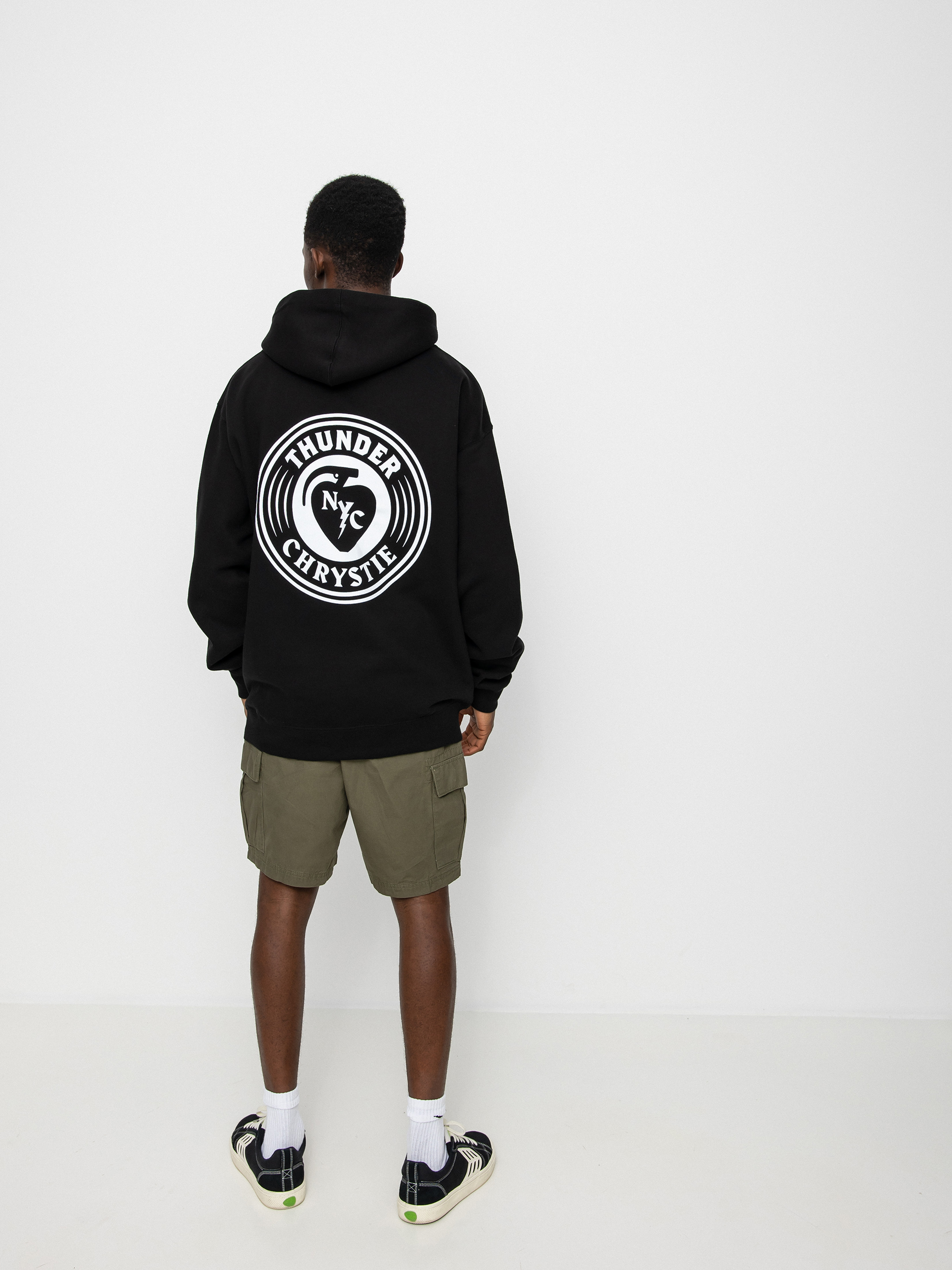 Thunder X Chrystie Circle Logo Hoodie (black)