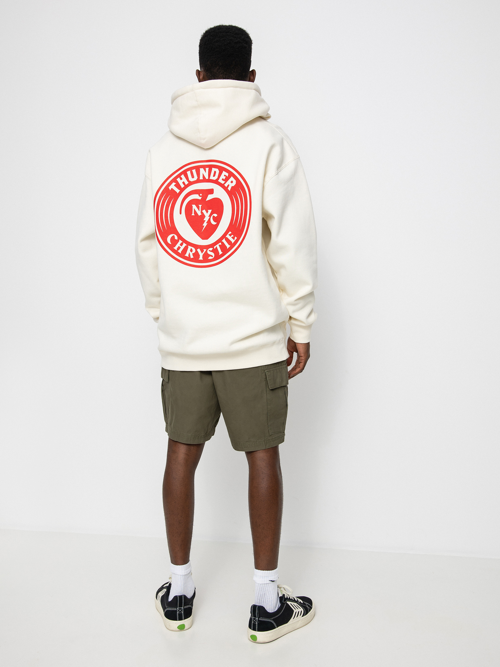 Thunder X Chrystie Circle Logo Hoodie (bone)