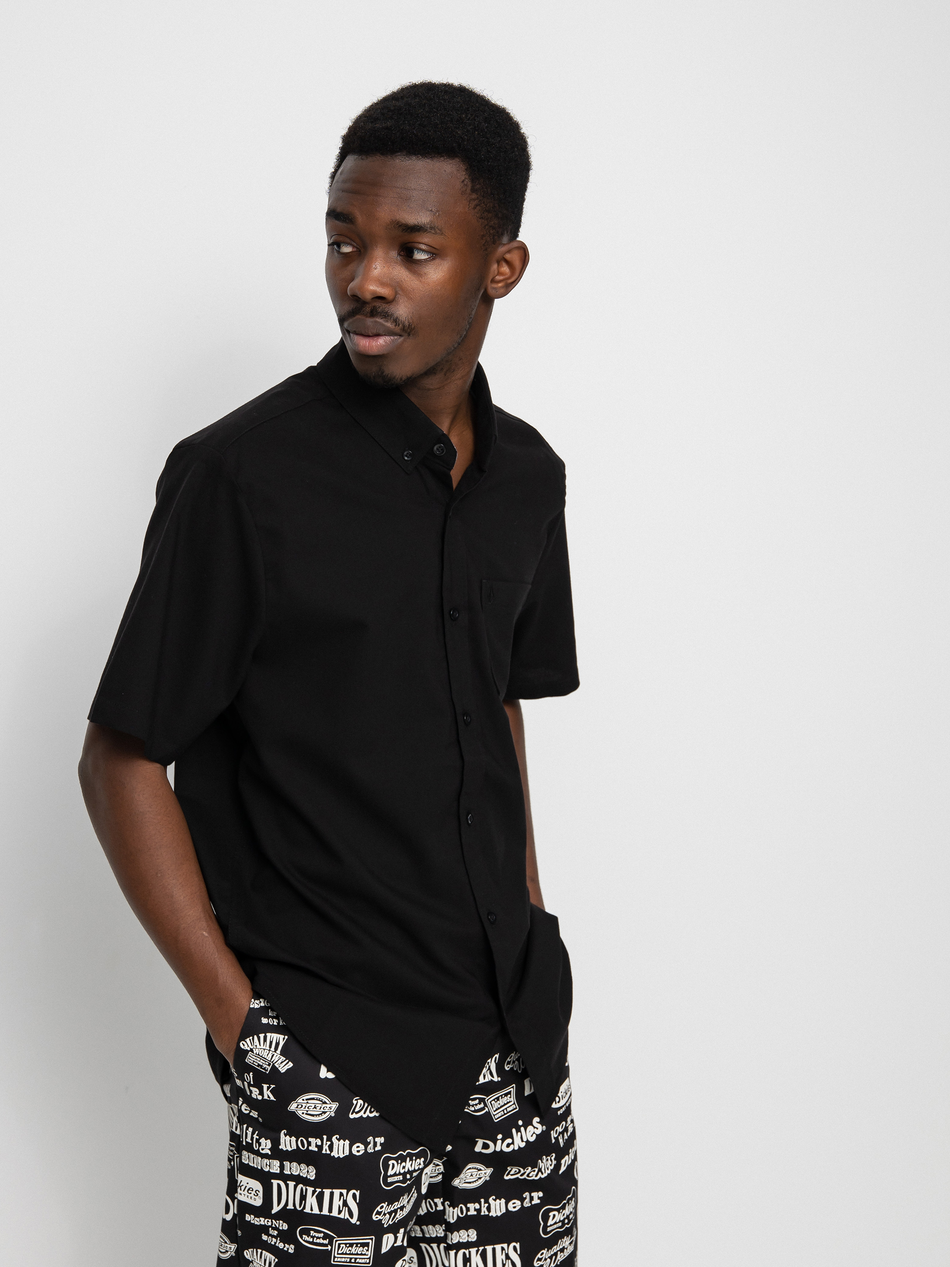 Volcom Everett Oxford Hemd (new black)