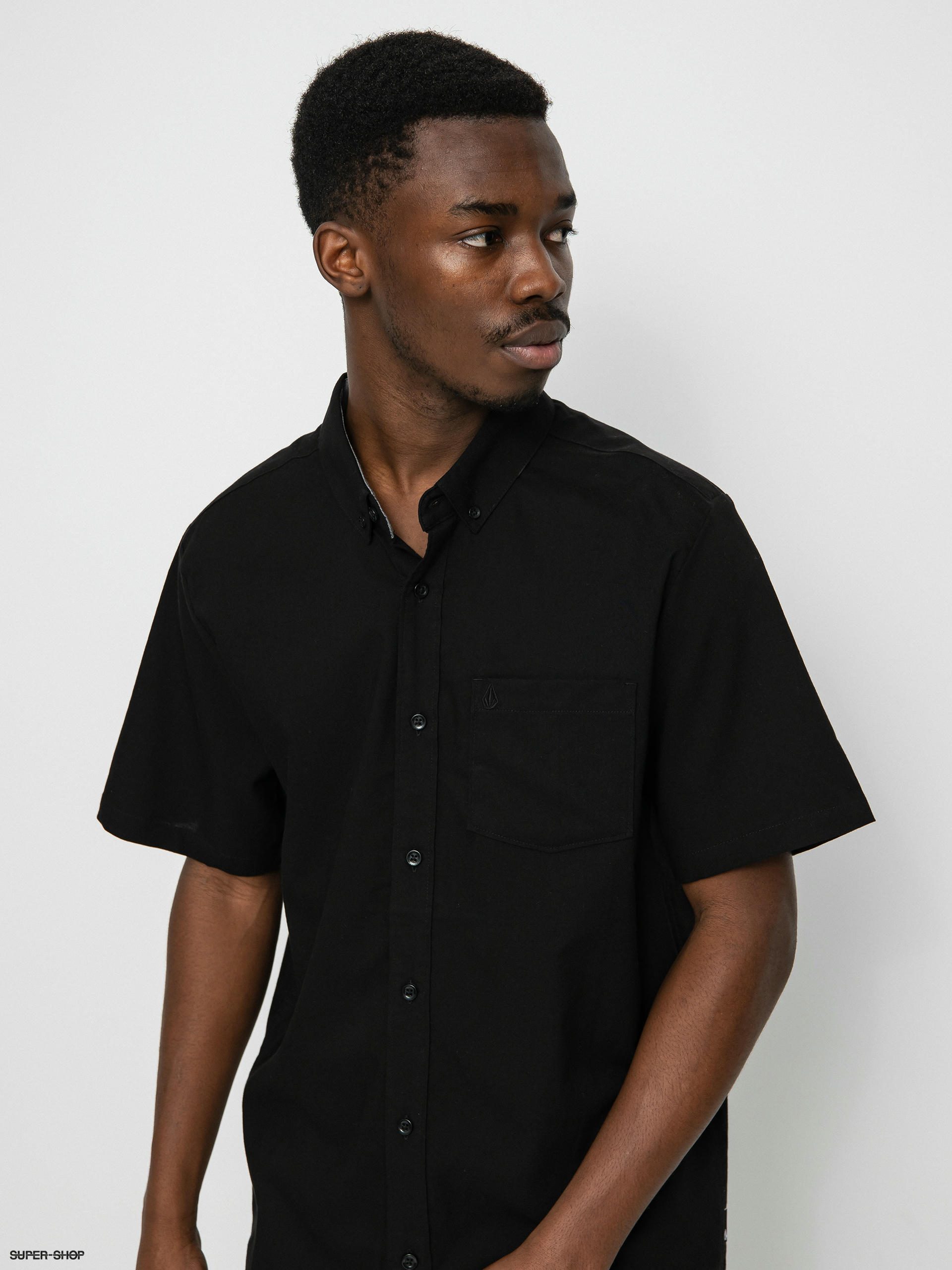 Volcom Everett Oxford Shirt (new black)
