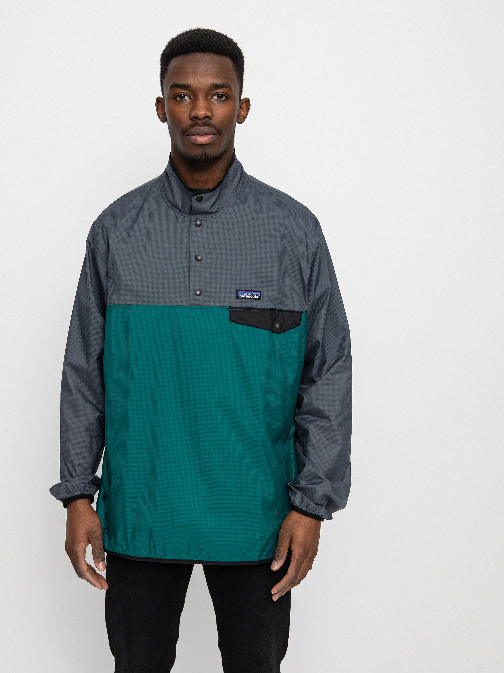 Patagonia Kurtka Houdini Snap T Fleece (borealis green)
