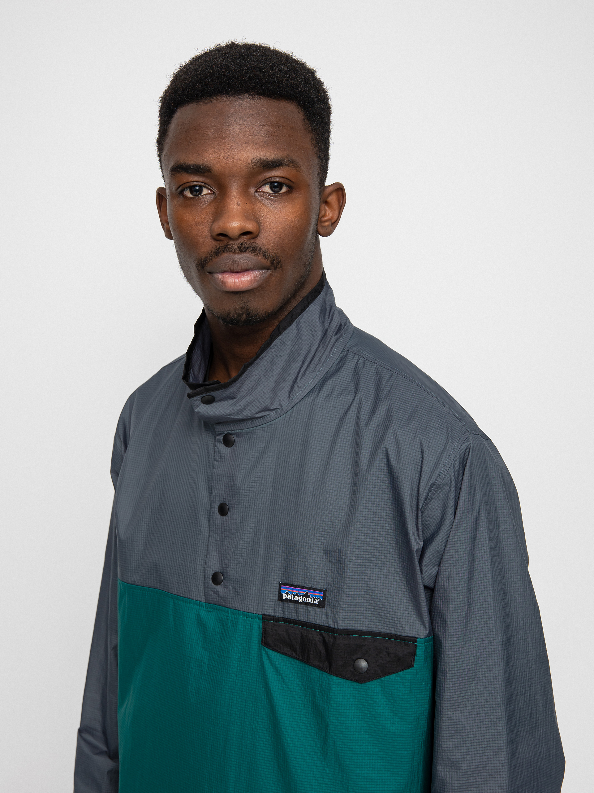 Patagonia Kurtka Houdini Snap T Fleece (borealis green)