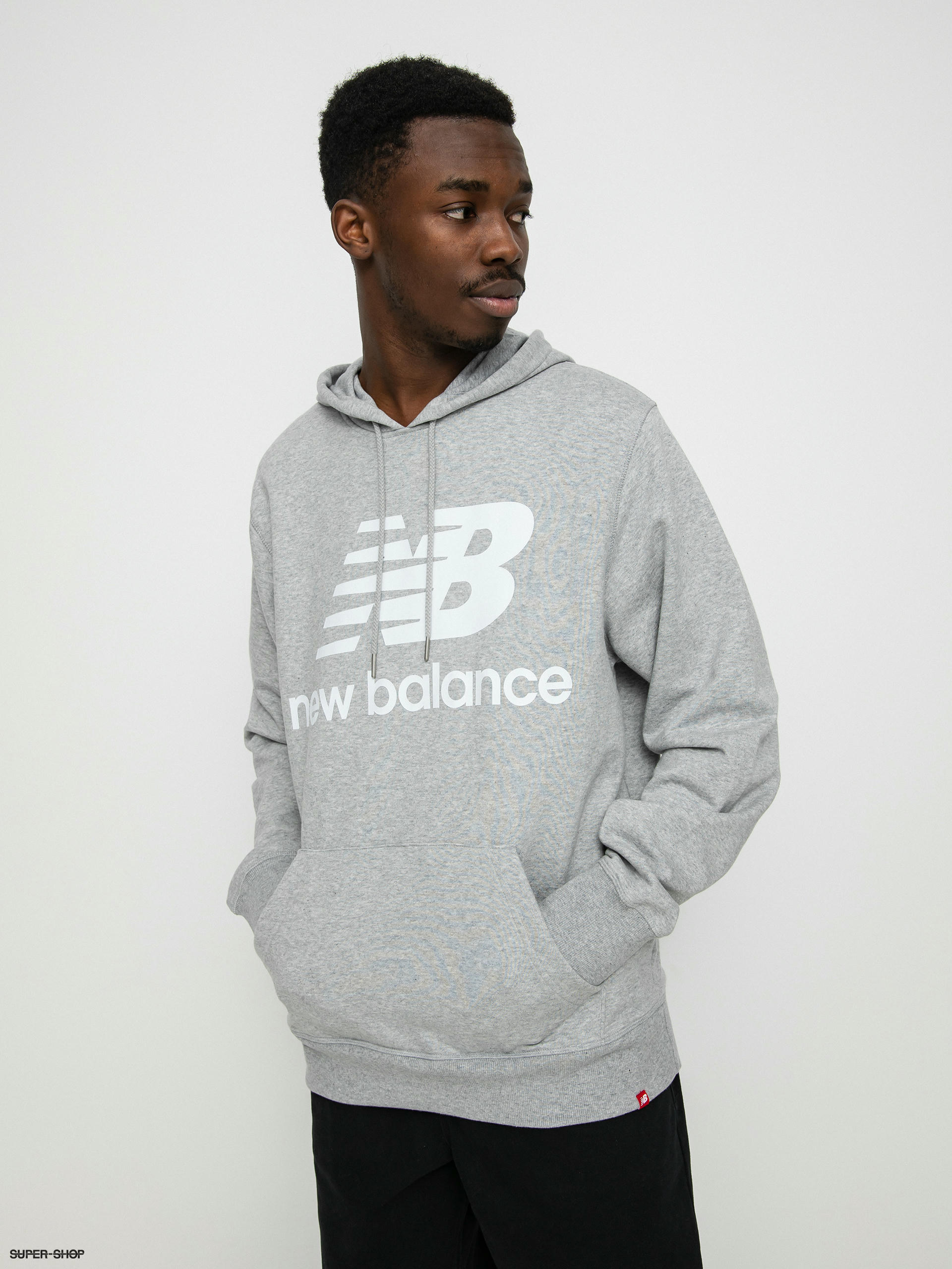 gray new balance hoodie