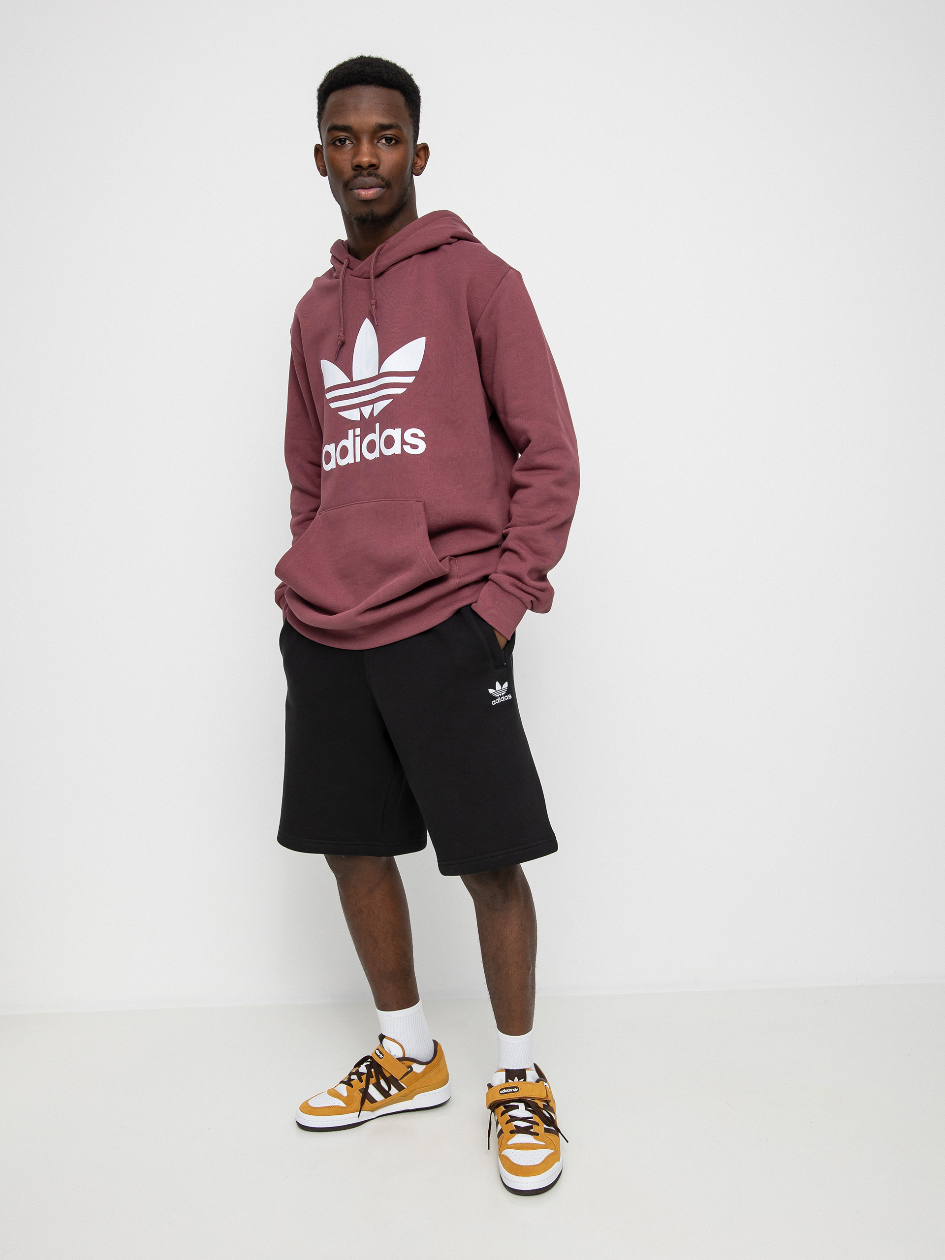 adidas Originals Trefoil HD Hoodie (quicri/white)