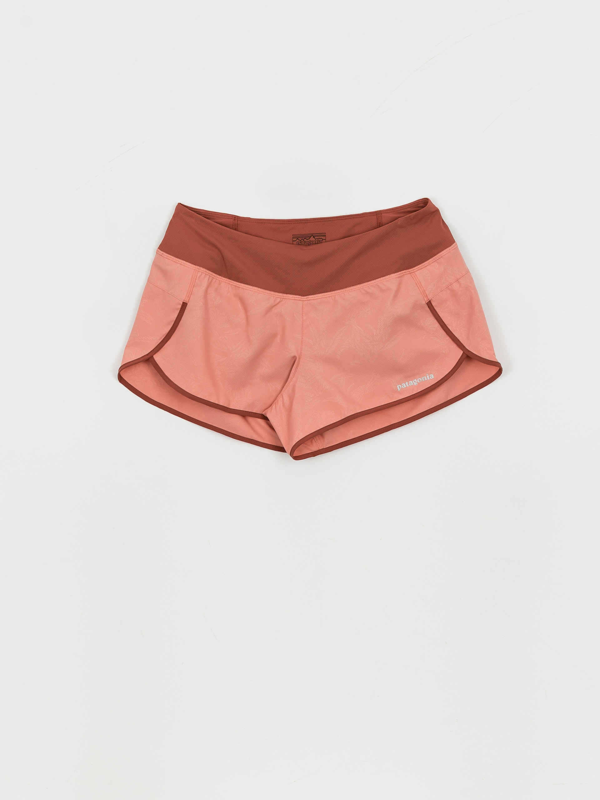 Patagonia Strider 3 1/2 in Shorts Wmn (monkey flower emboss sunfade pink)