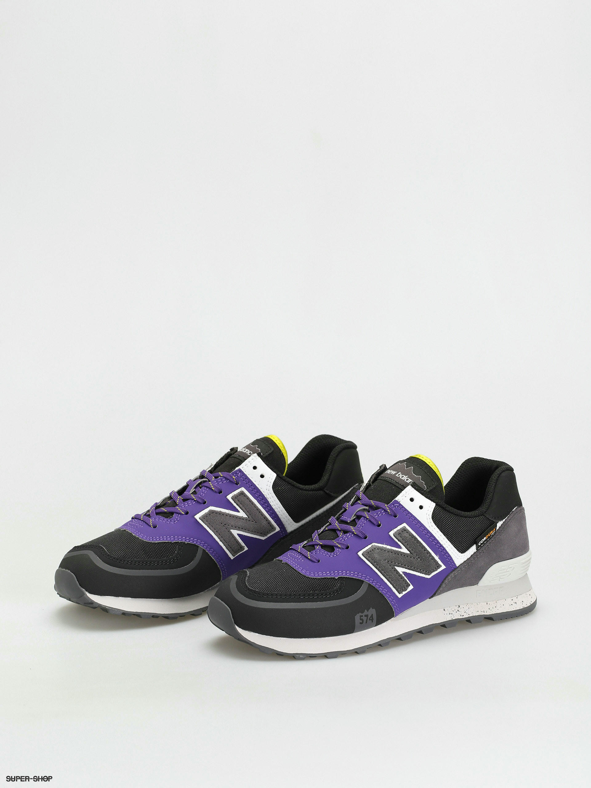 new balance 574 purple and black