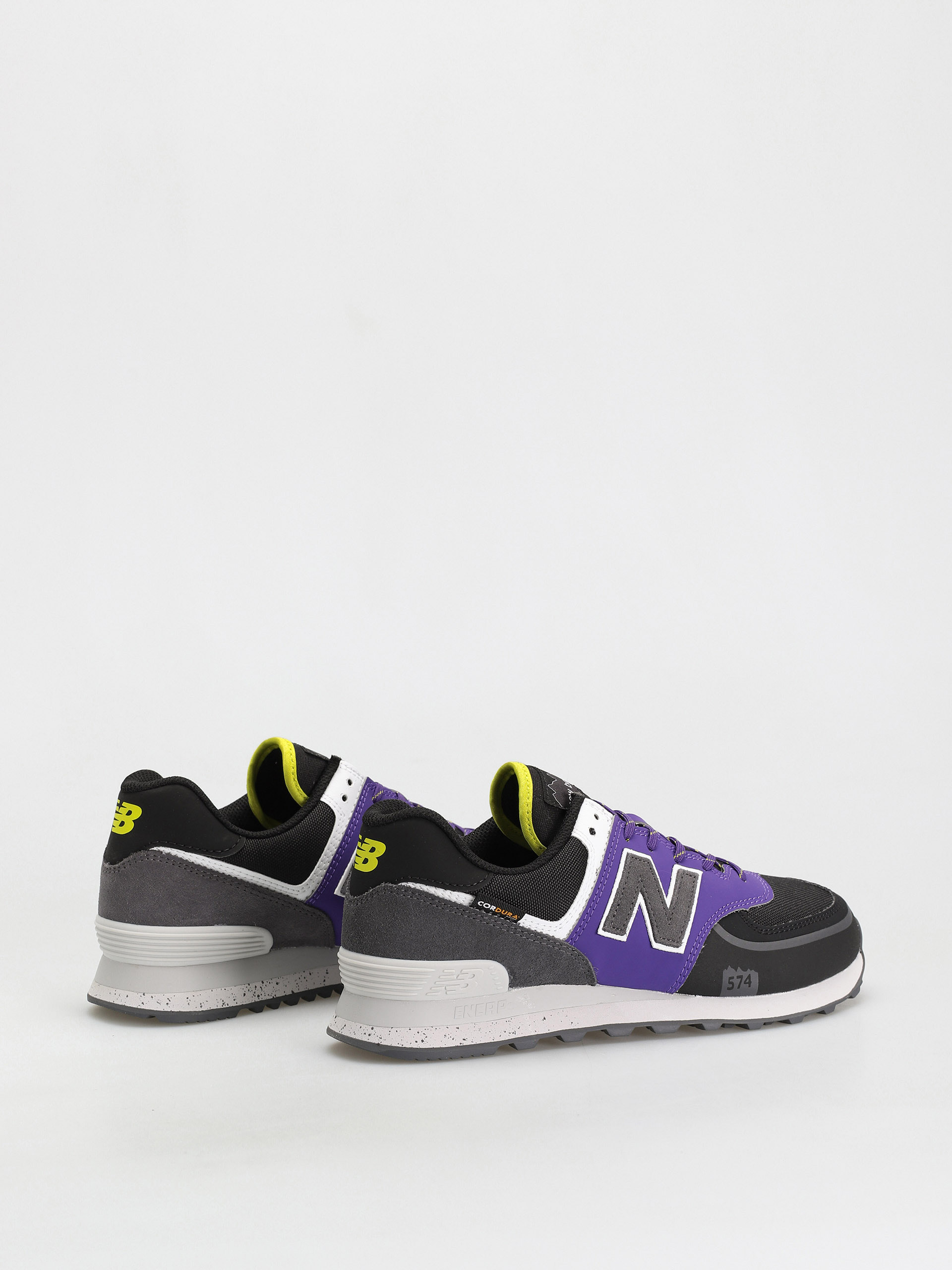New Balance 574 Shoes (black/purple)