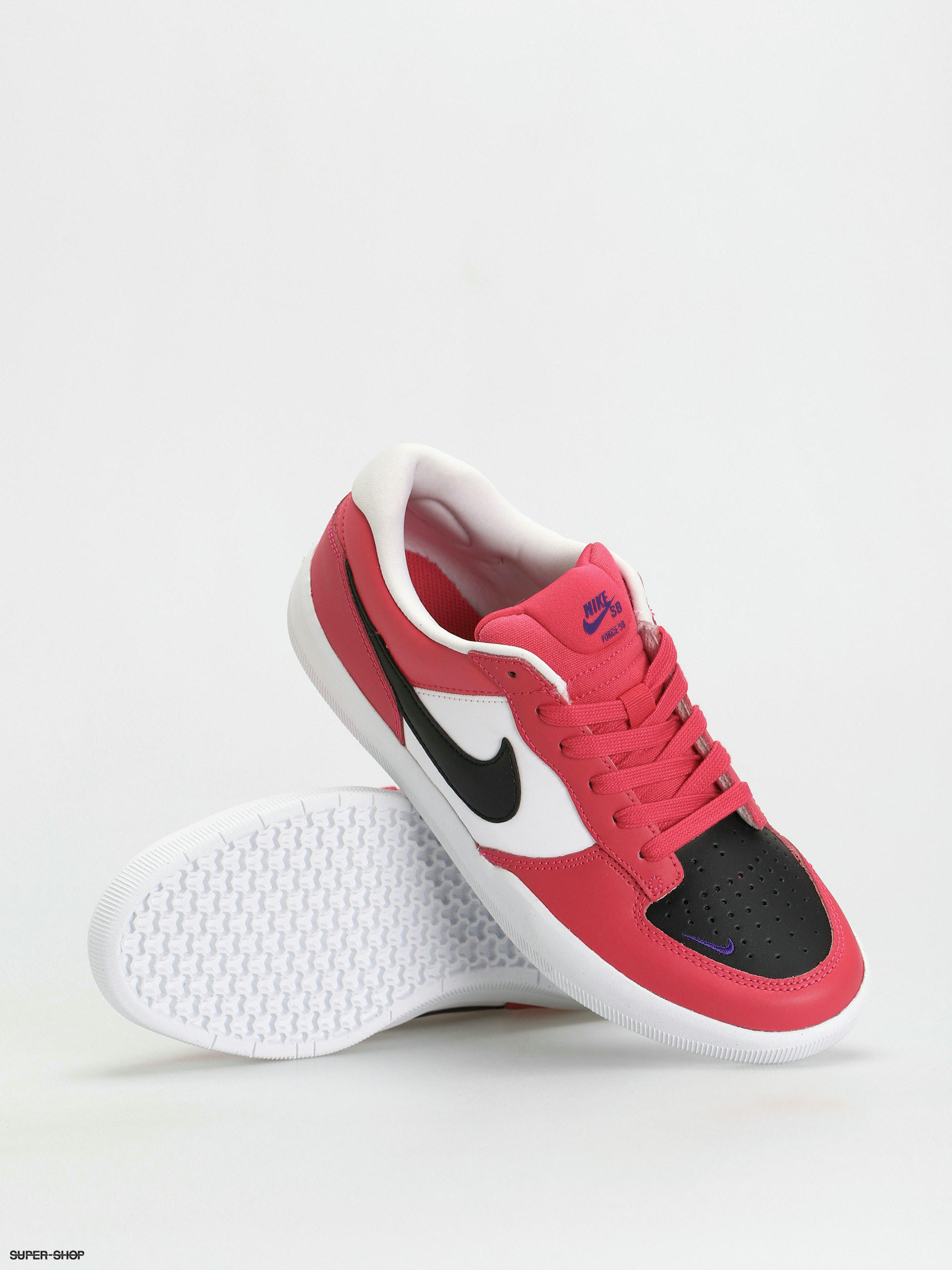 Nike SB Force 58 Premium Shoes (rush pink/black white court purple)