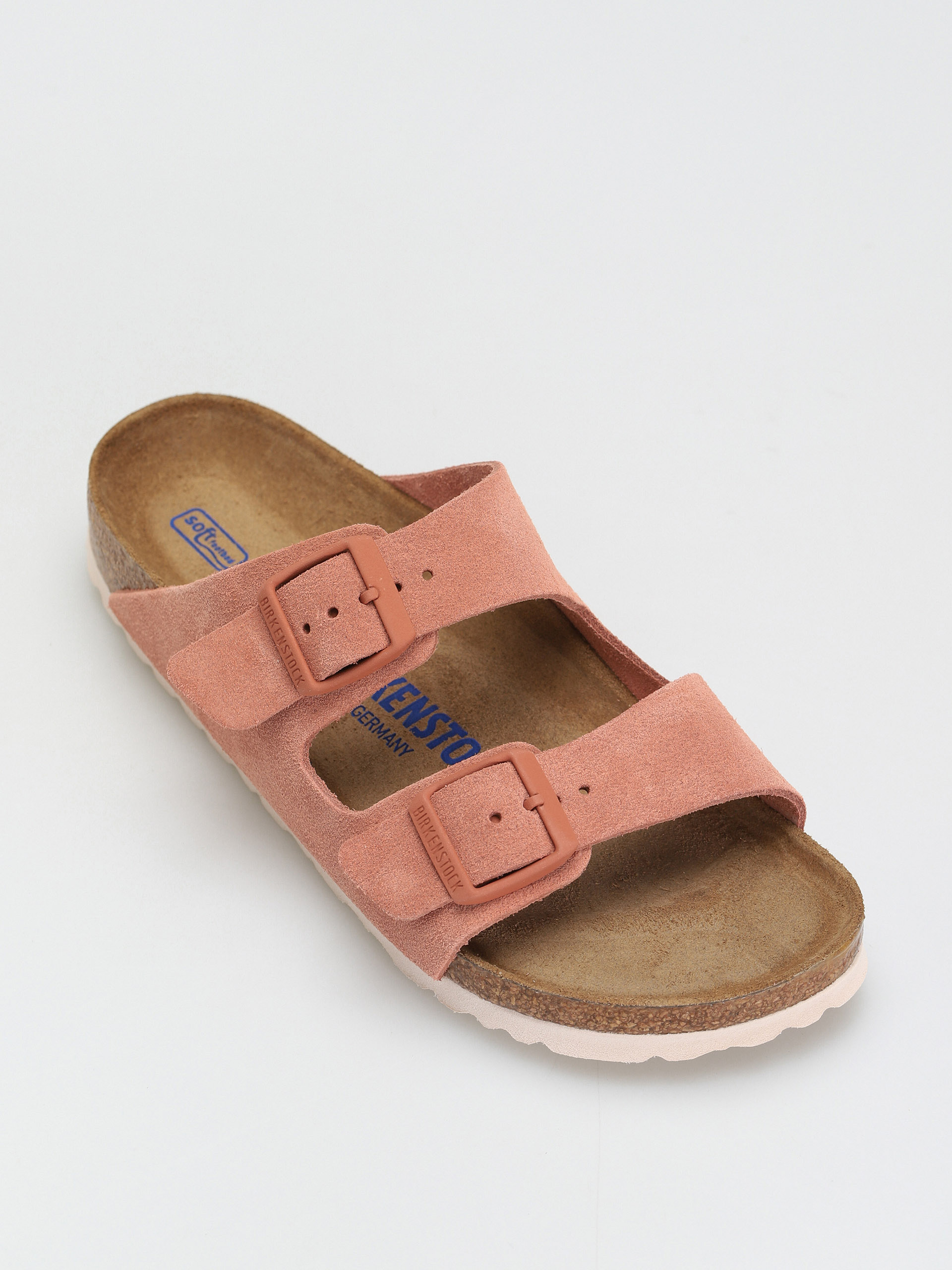 Birkenstock Arizona Sfb Narrow Flip-flops Wmn (earth red suede leather)