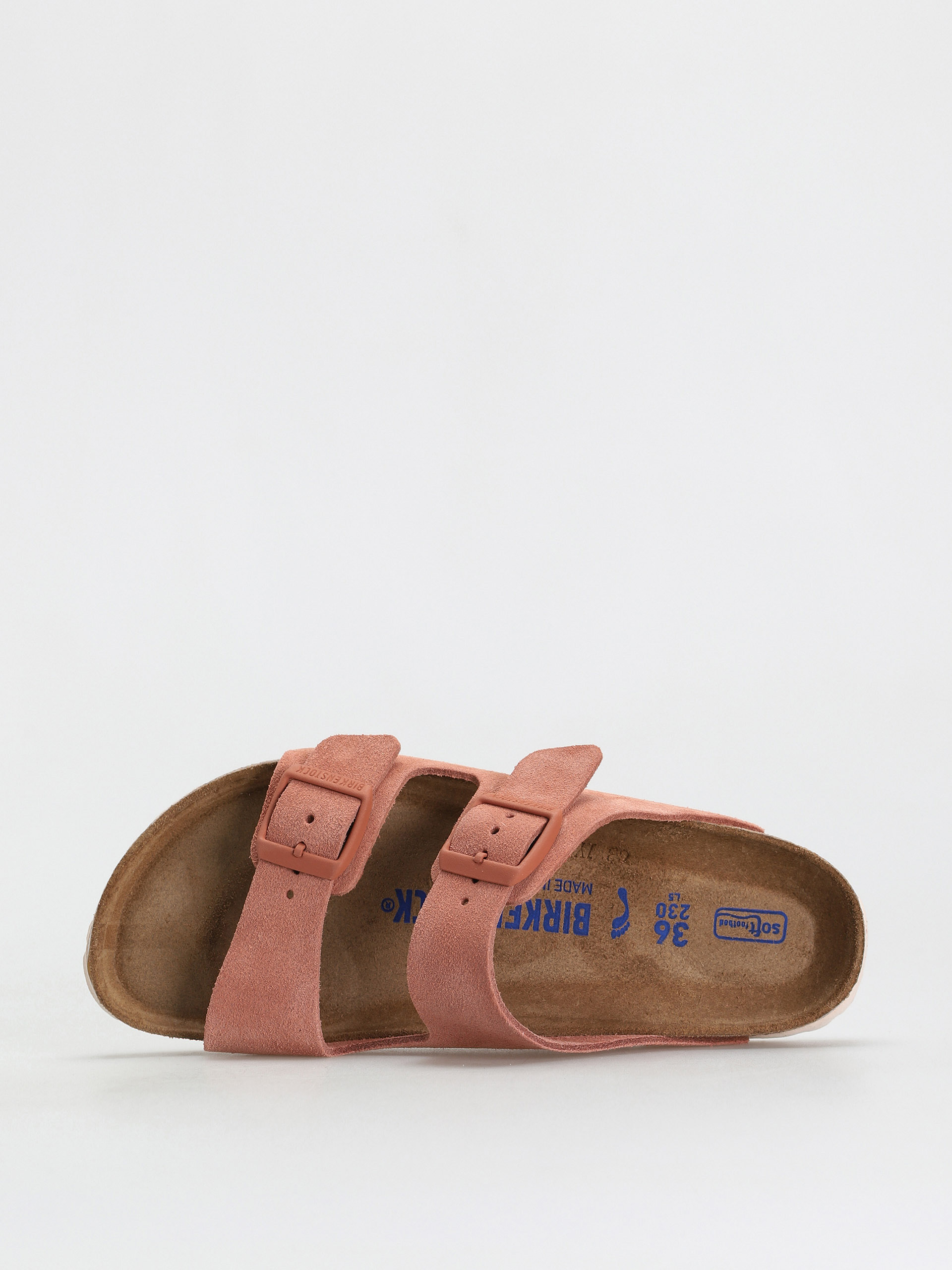 Birkenstock Arizona Sfb Narrow Flip-flops Wmn (earth red suede leather)