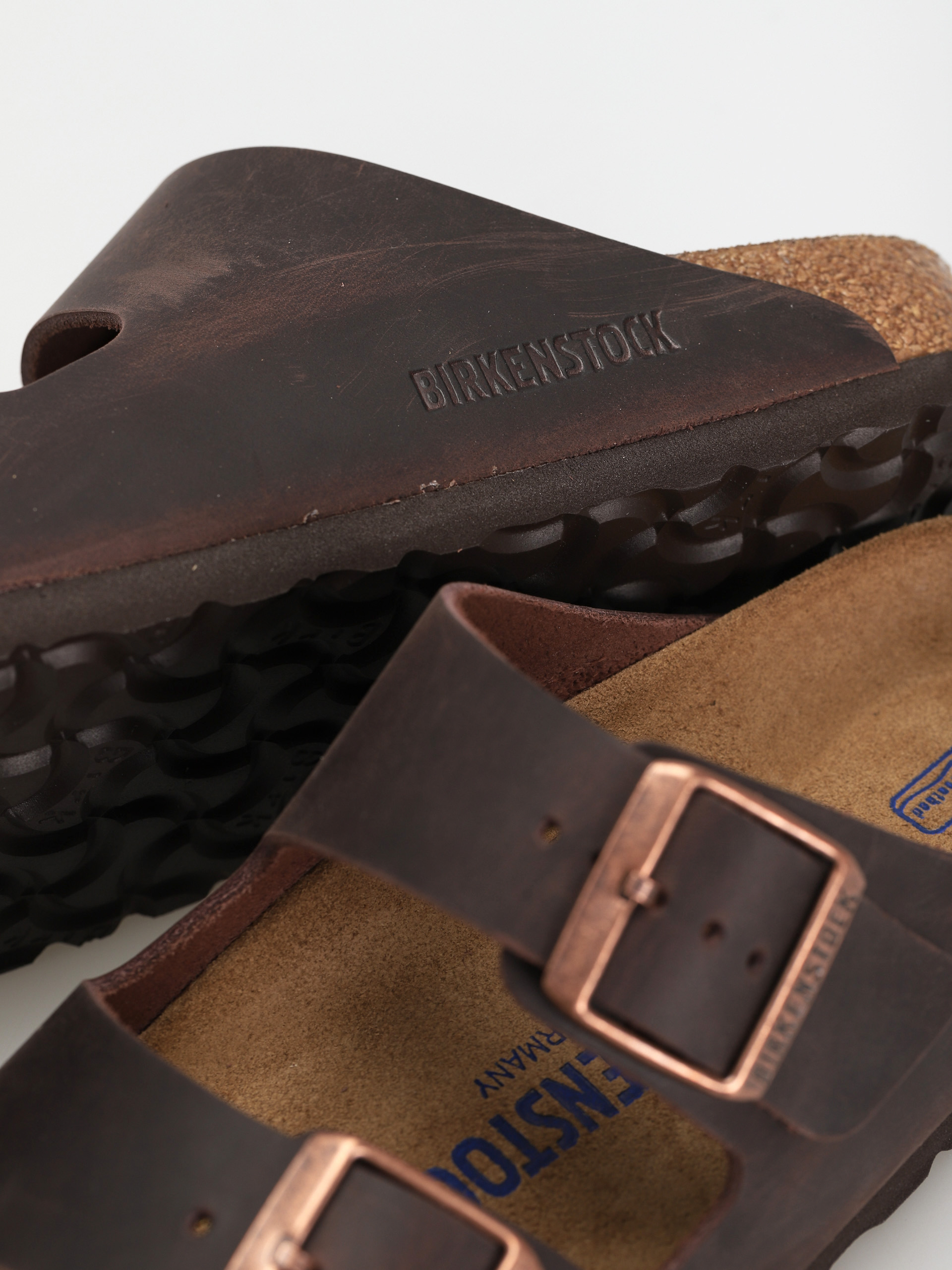 Birkenstock Arizona Sfb Narrow Sandalen Wmn (habana waxy leather)