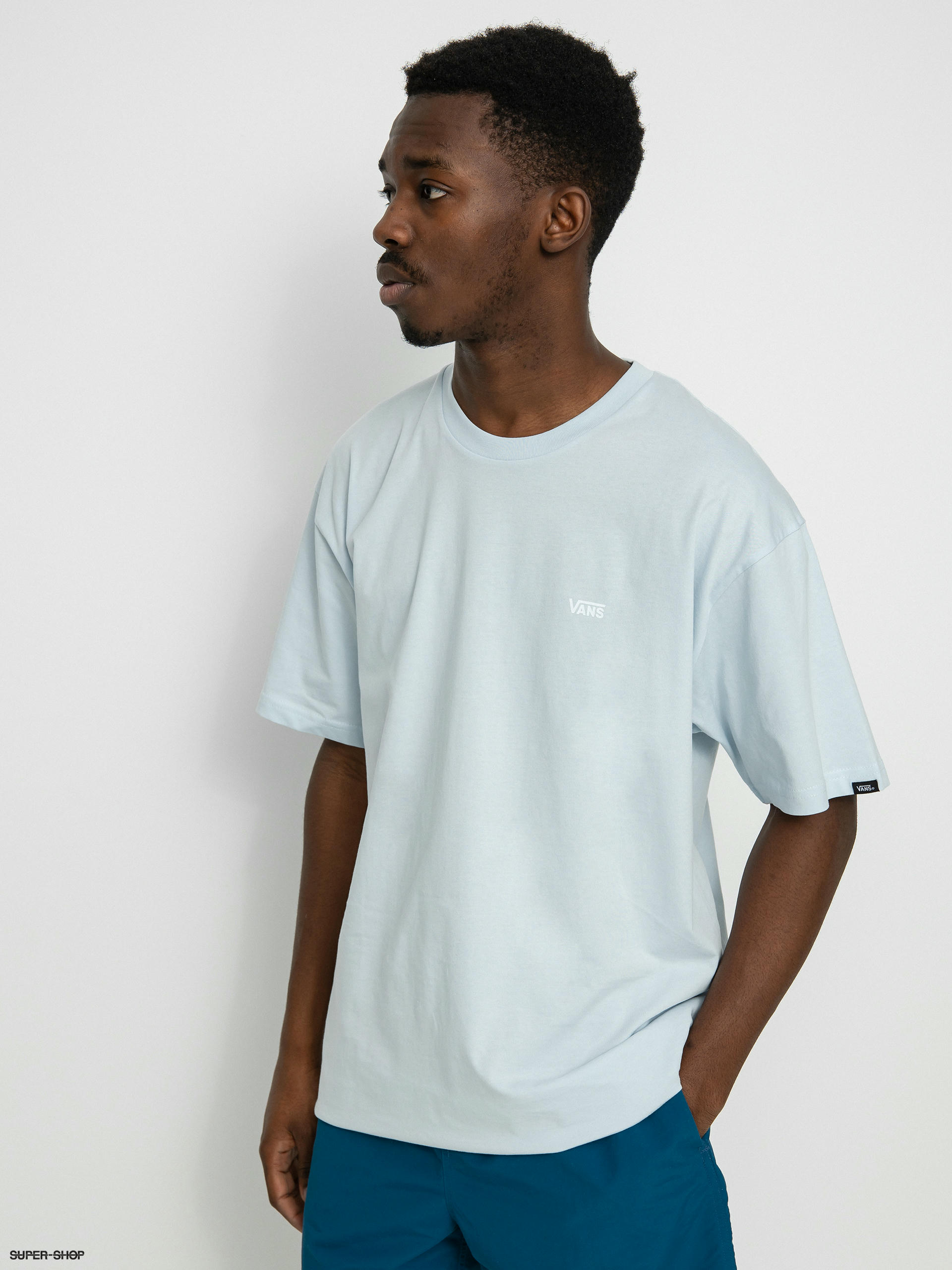 light blue vans t shirt