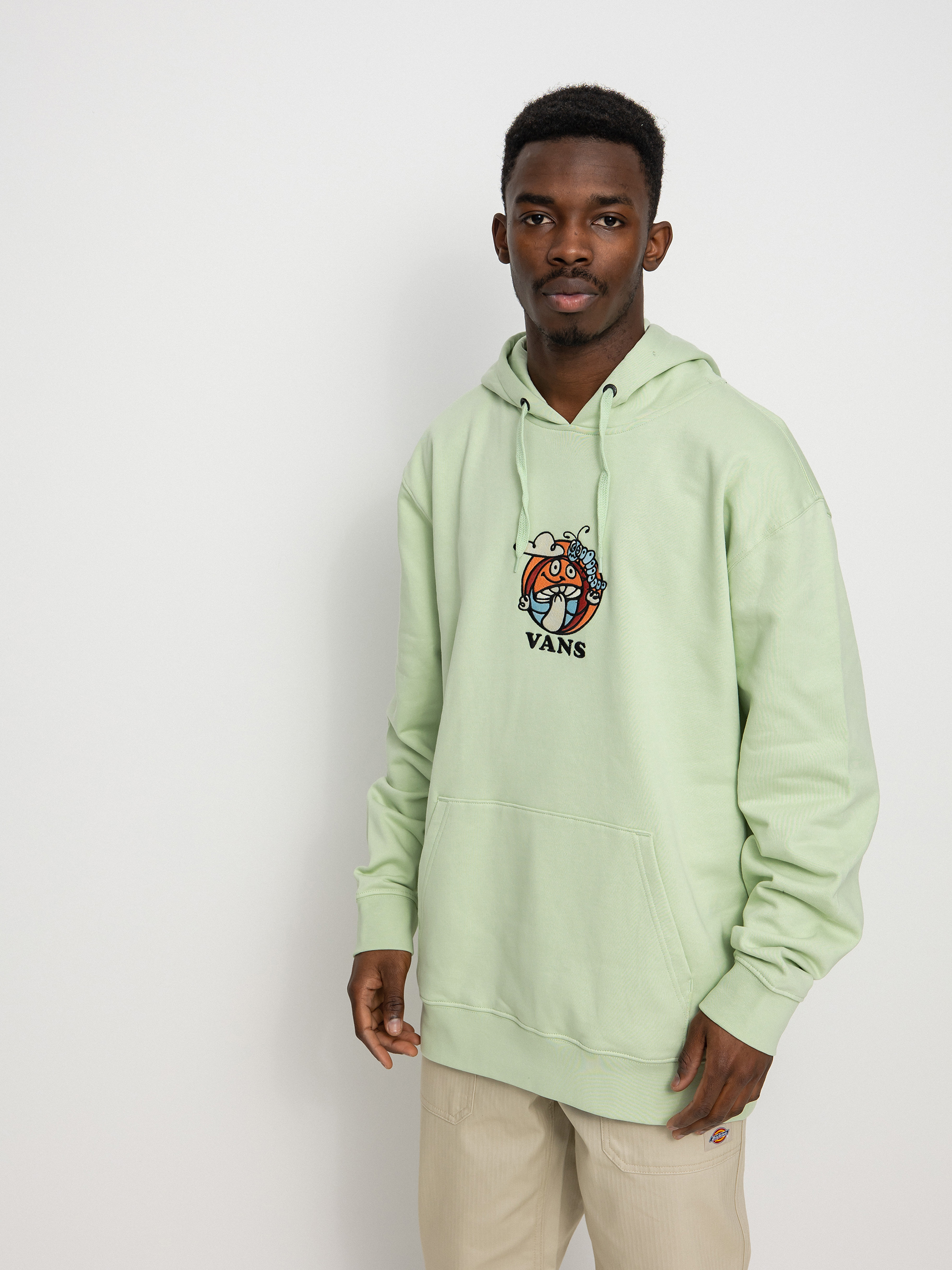 Vans Happy Mushroom HD Hoodie (celadon green)